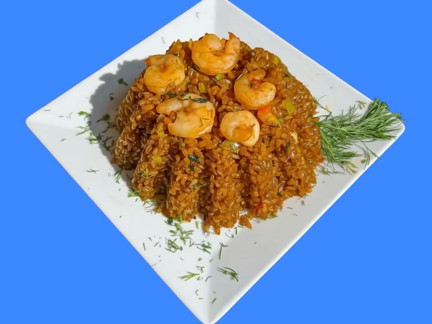 Sayadiyah Rice With Shrimp