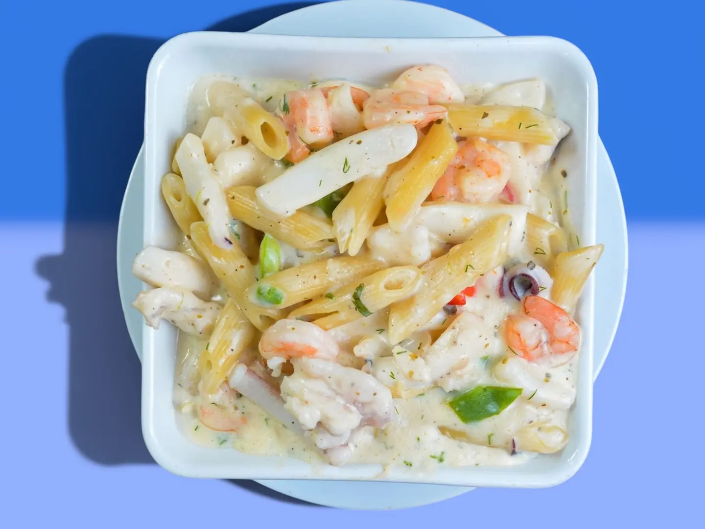 Pasta With Tender Shrimp