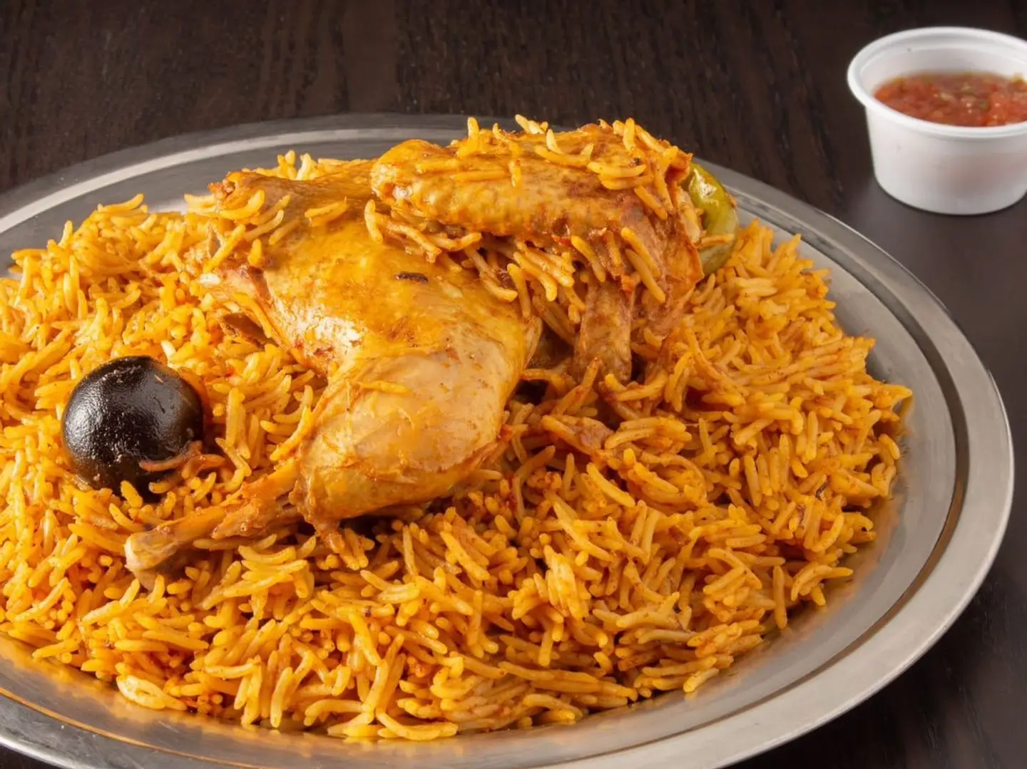 نصف حبة دجاج مضغوط