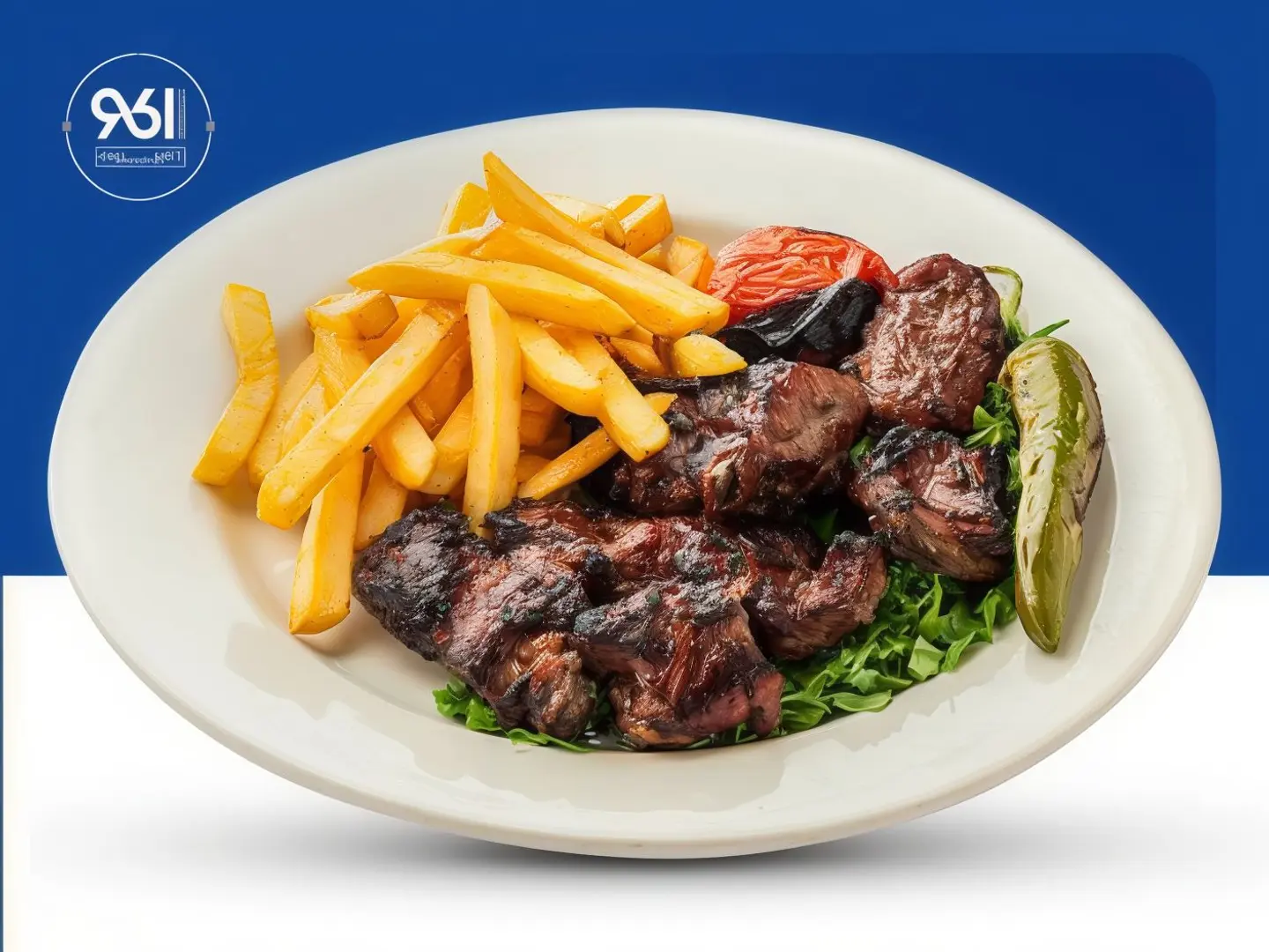 961 Grilled Lamb Skewers Plate