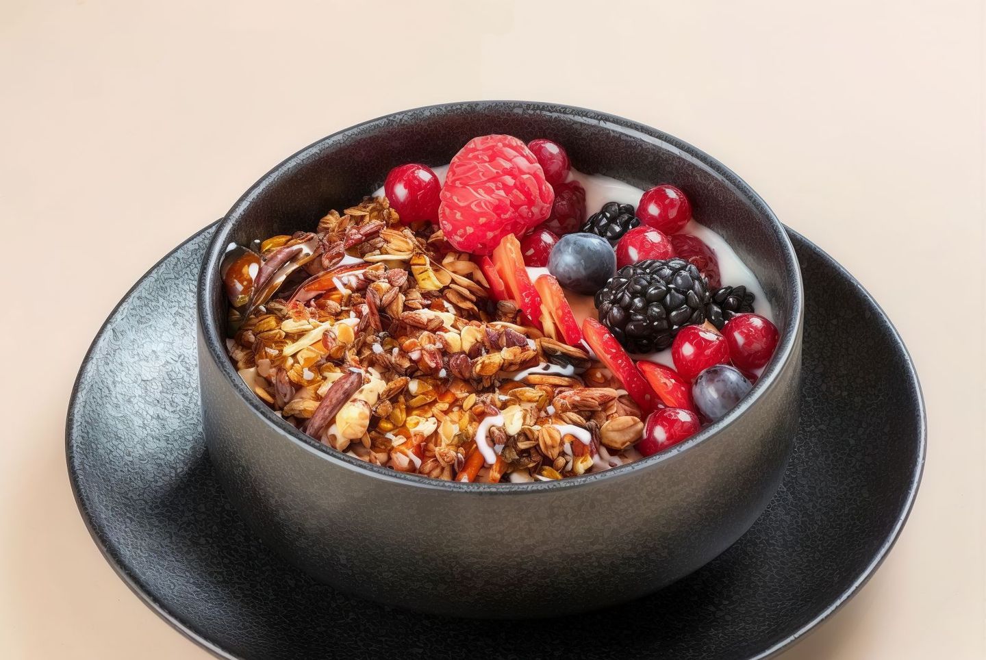Granola With Fresh Yogurt