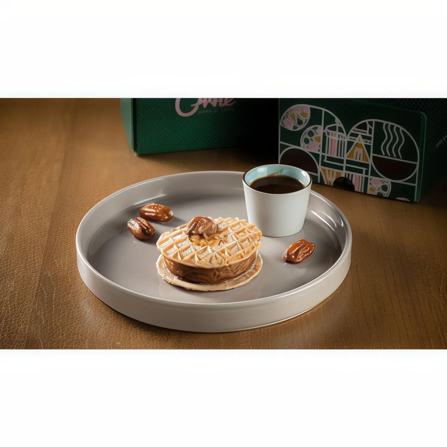 Dates Cake Waffle