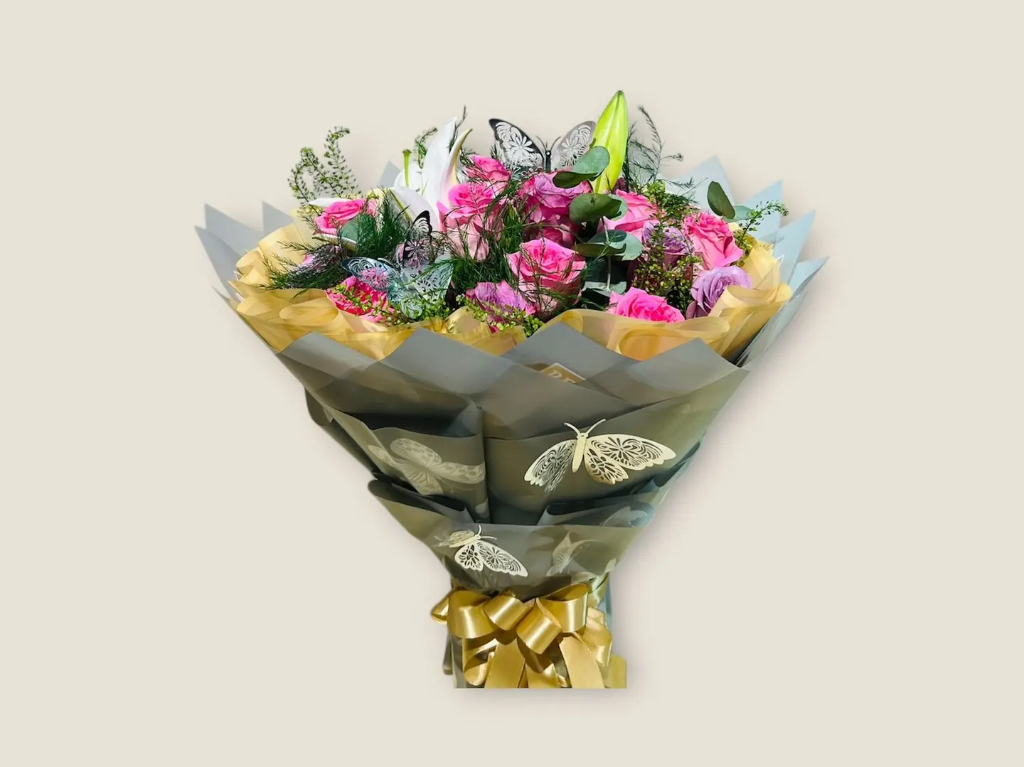 Pink Butterfly Bouquet