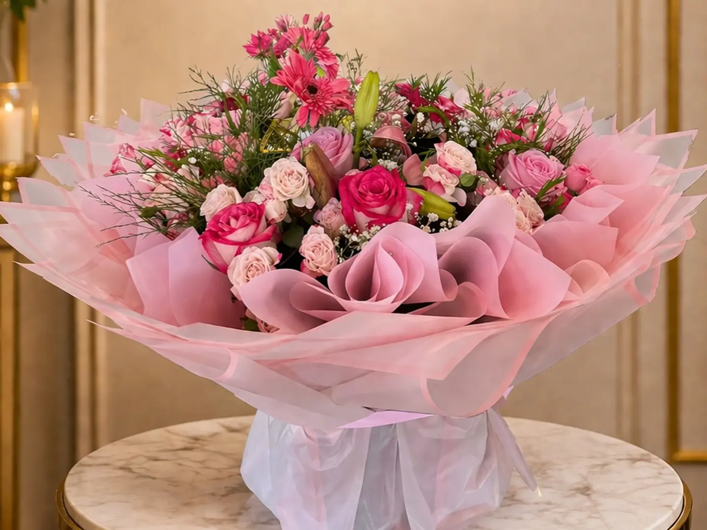 Pink Whisper Bouquet11