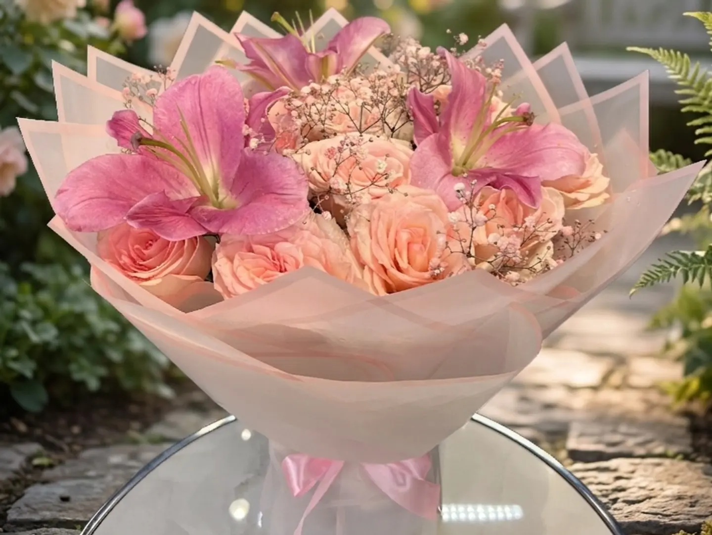 Pink Rose Bouquet13