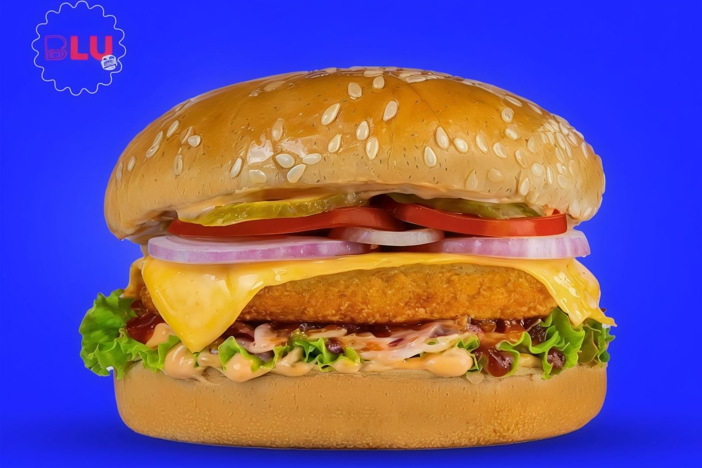 Blu Chicken Burger