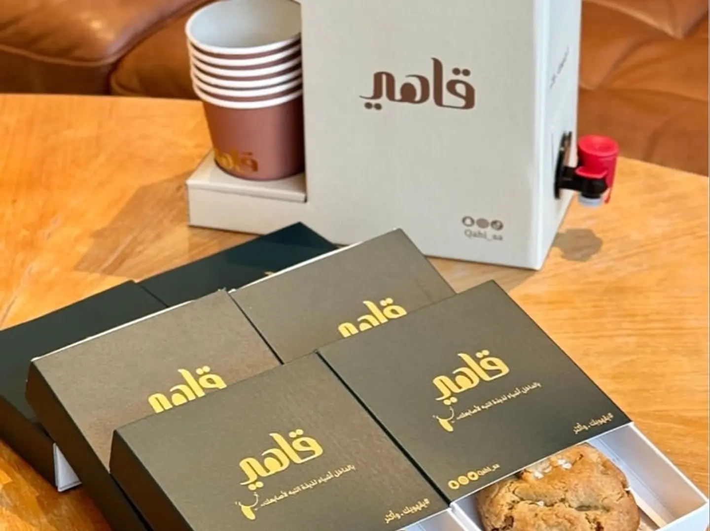 بوكس قهوة مع كوكيز
