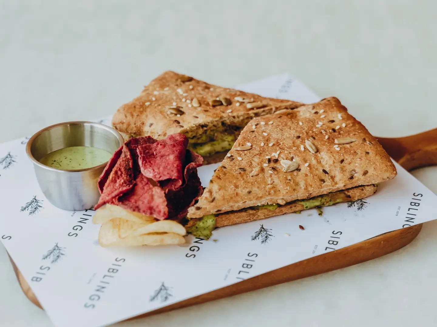 Halloumi Pesto Sandwich