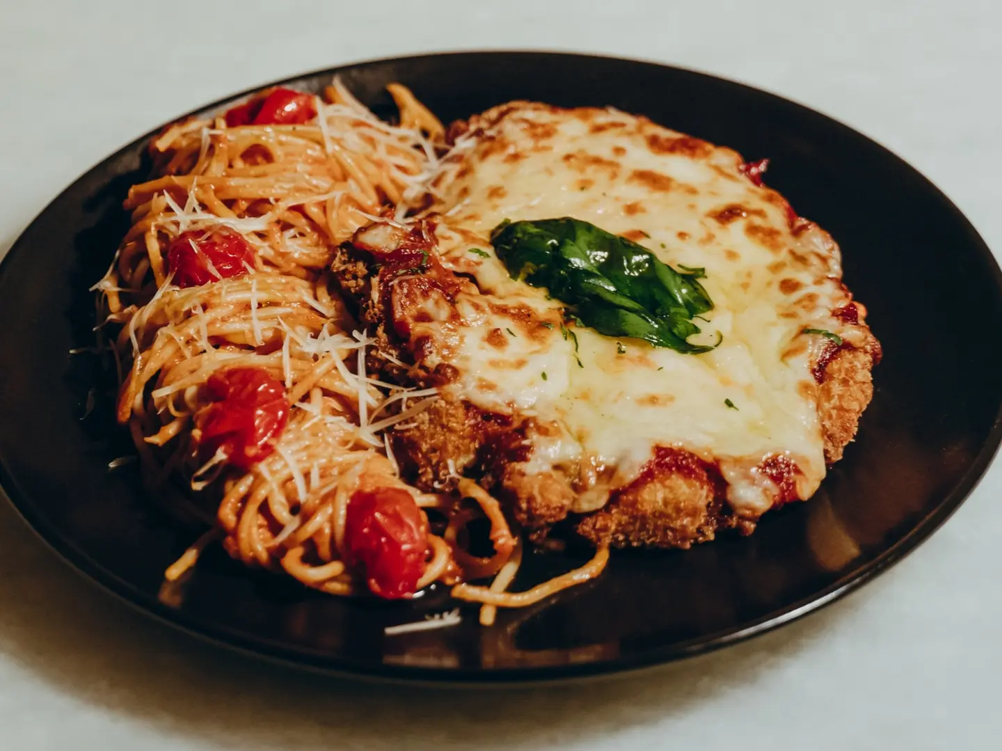 Chicken Spaghetti Parmesan