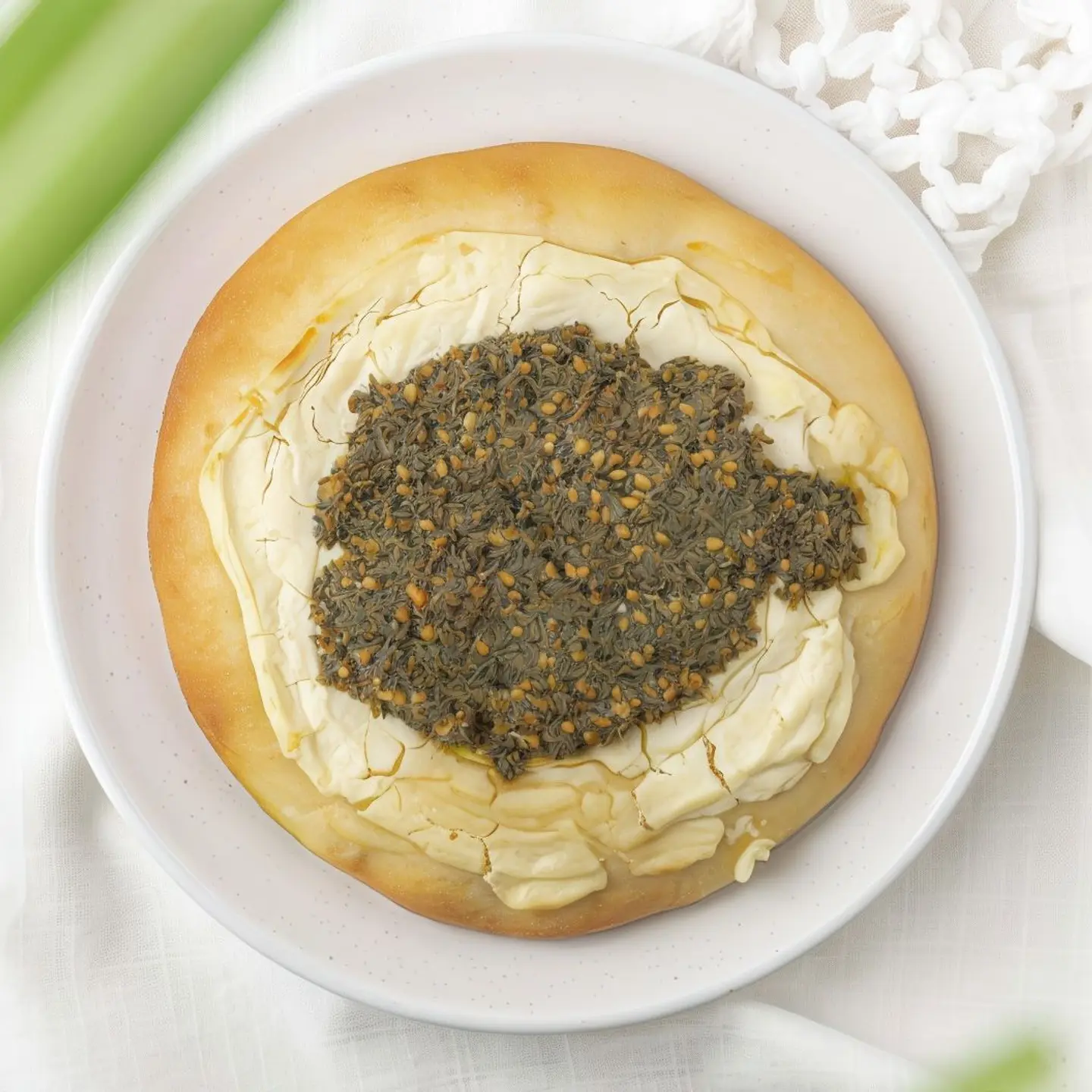 مناقيش لبنة زعتر