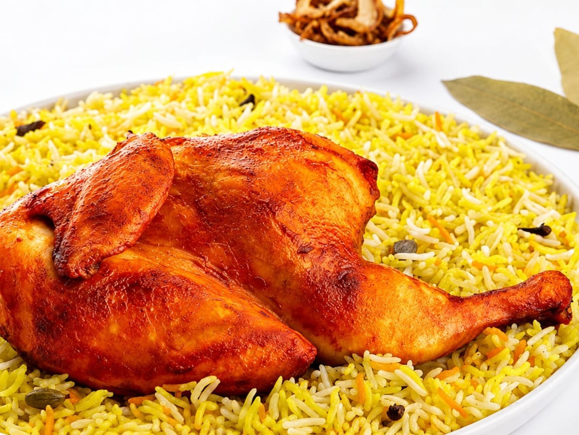 نص دجاج مندي - نص دجاج مندي