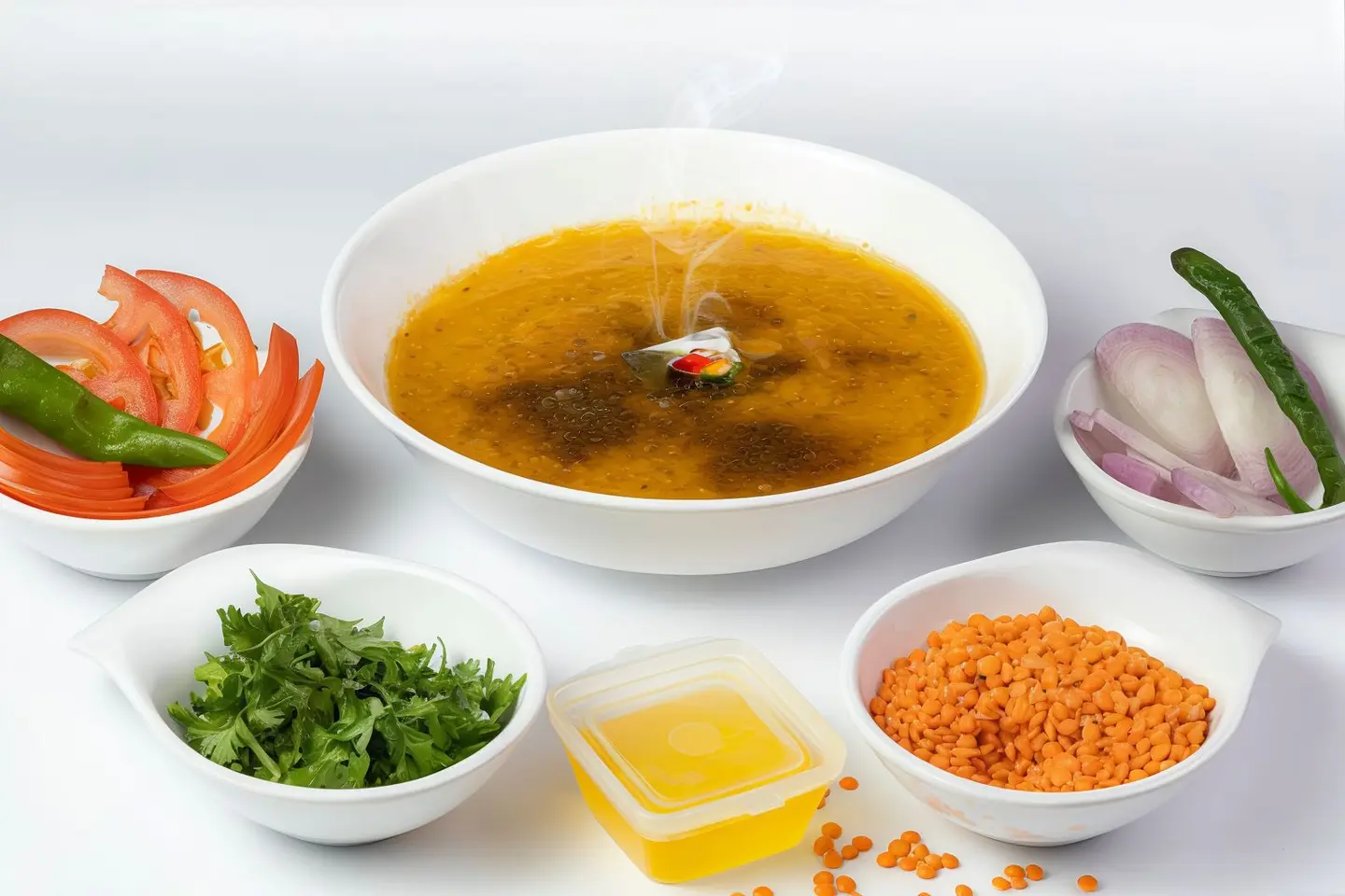Tawa Lentils With Cheese
