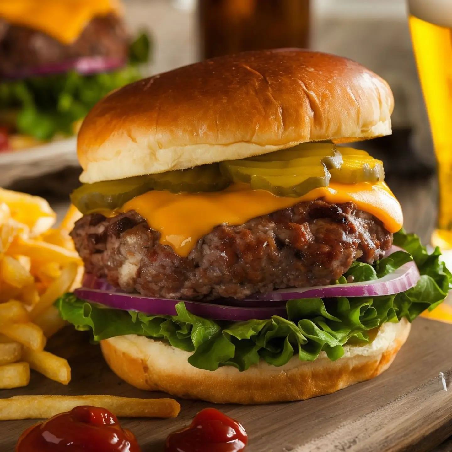 Special Burger Sandwich