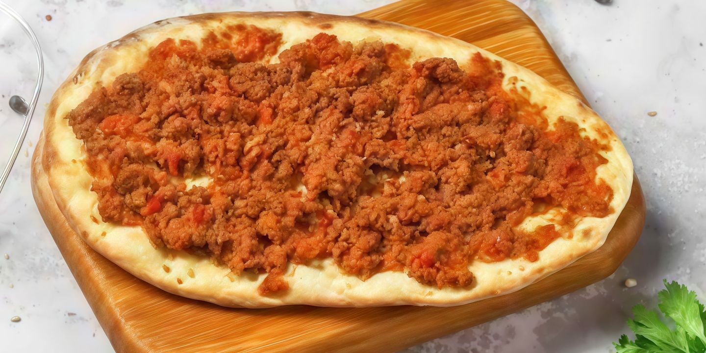 لحم بعجين