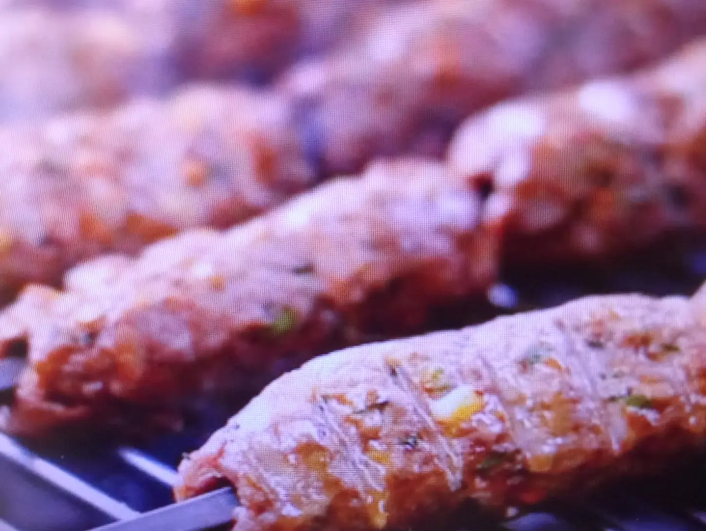 كباب لحم 4 سيخ