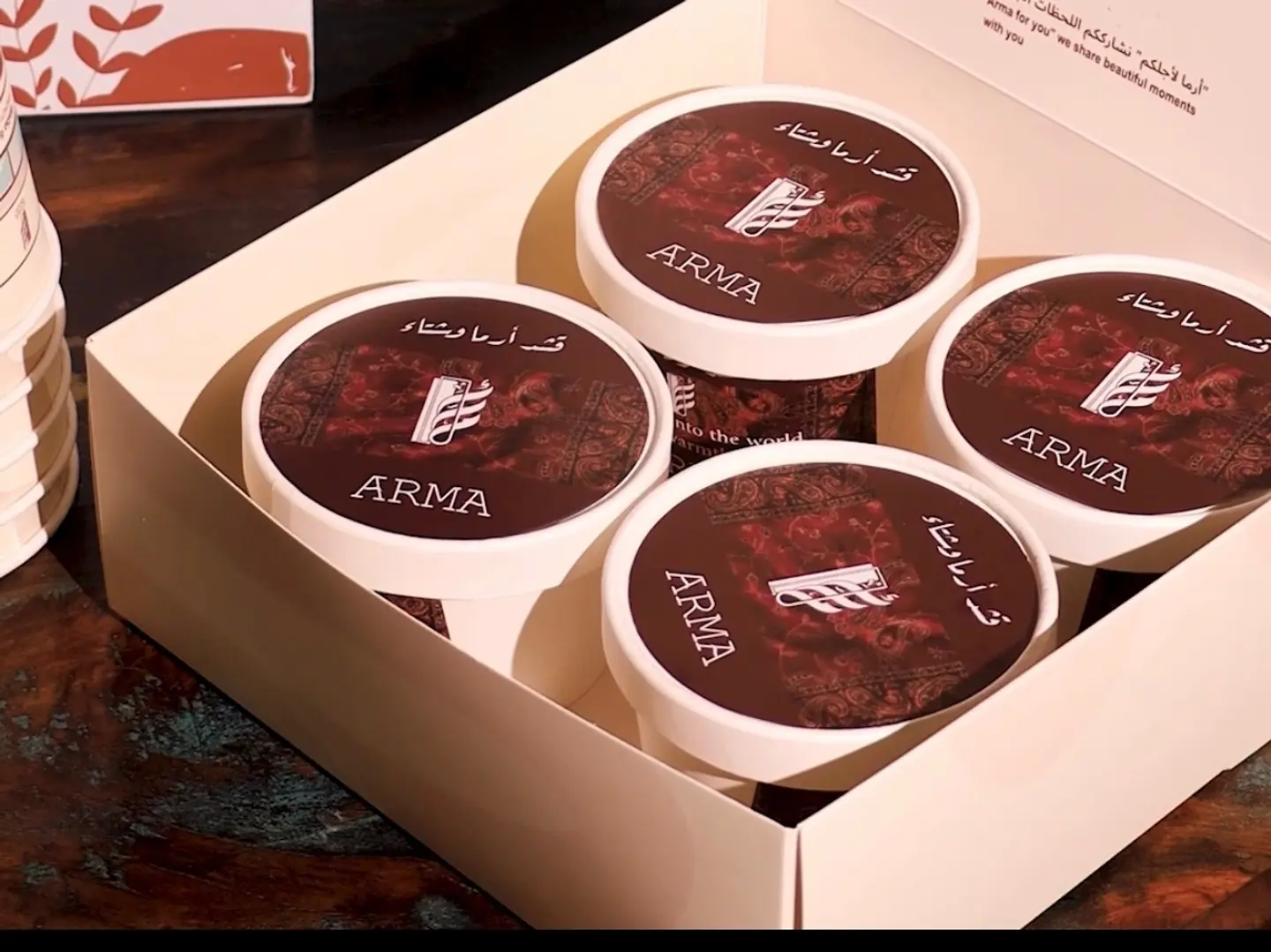 Arma Cream Cheese Box With Today's Coffee Box