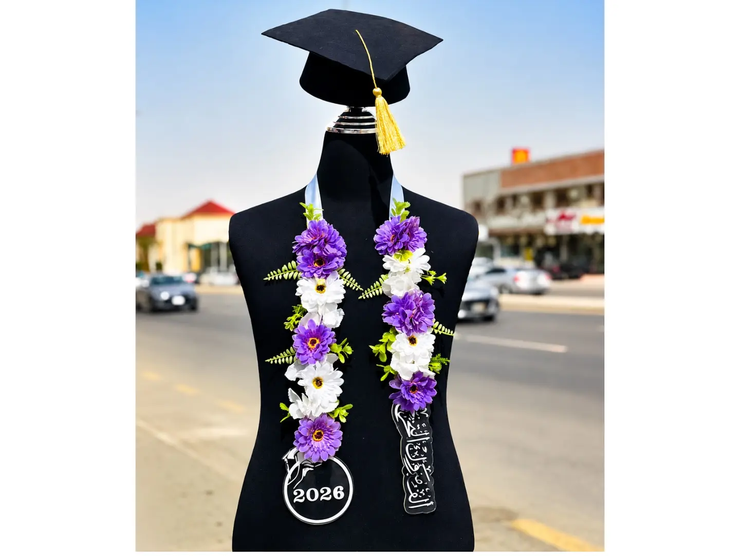 Flora Graduation Sash 005