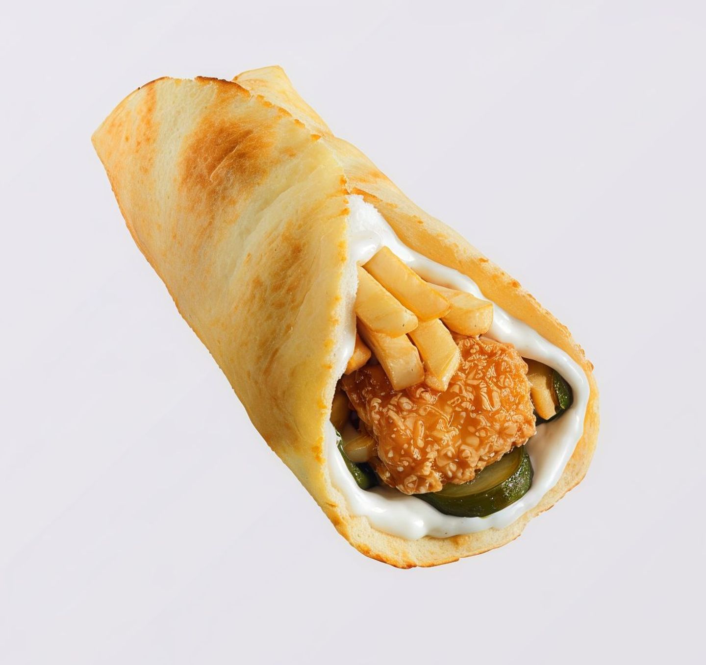 ساندوتش دجاج مسحب