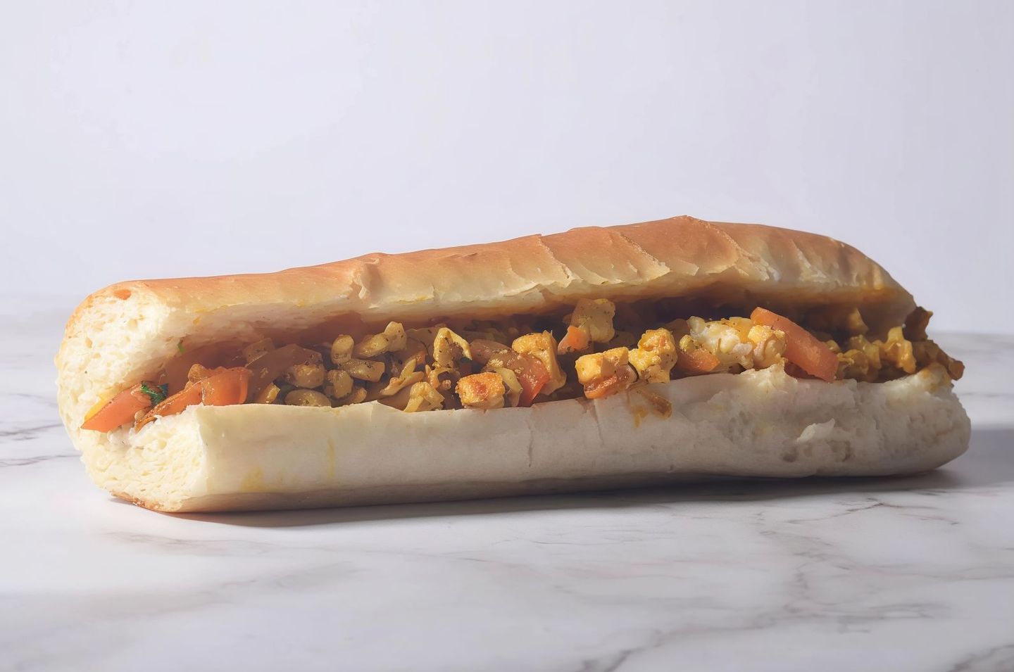 Sheep Moqalqal Sandwich, Samuli Bread With Cheese