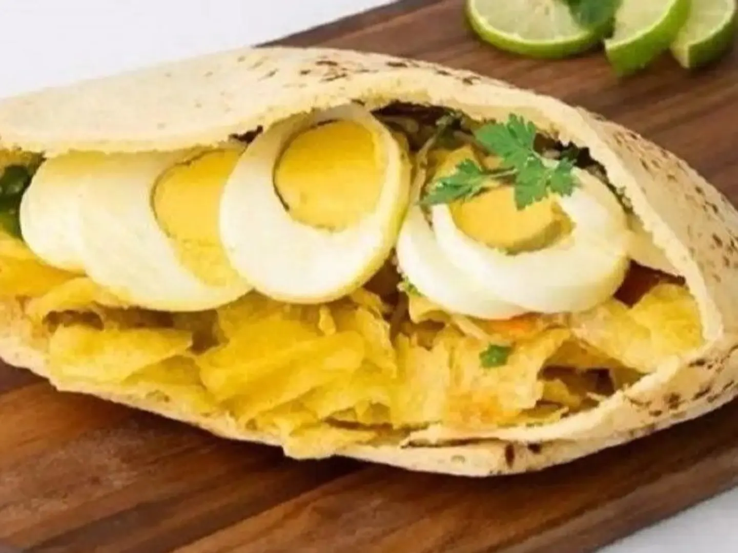 Potato And Egg Sandwich