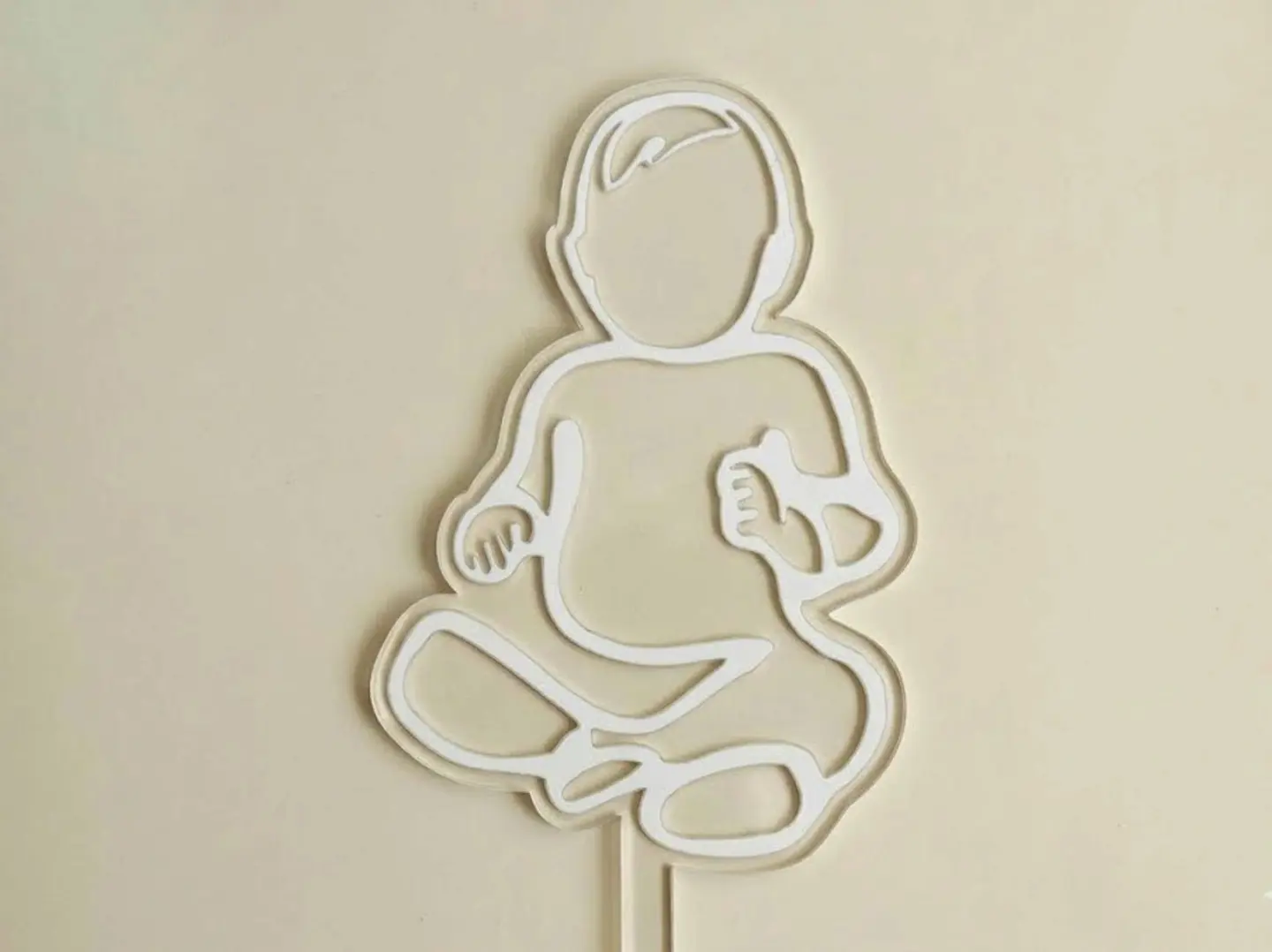 Add Acrylic Baby Boy