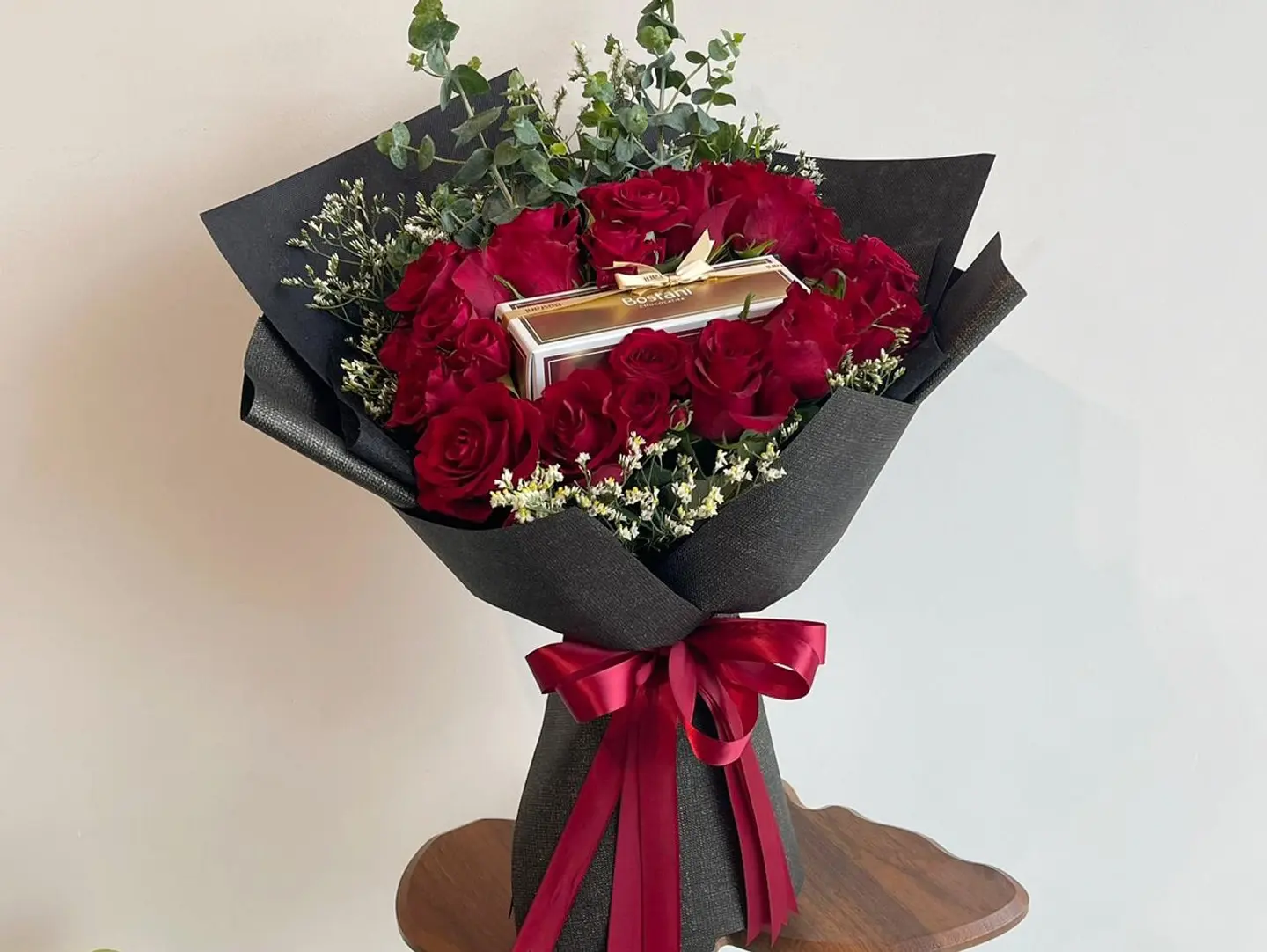 The Prestige Of Love Bouquet With Bostani