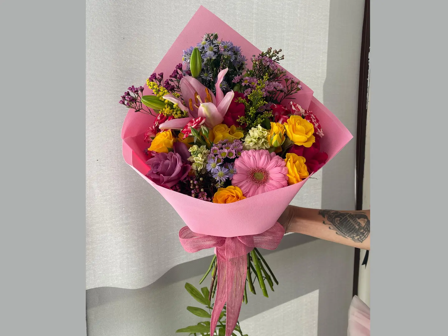 Coral Of Spring Bouquet