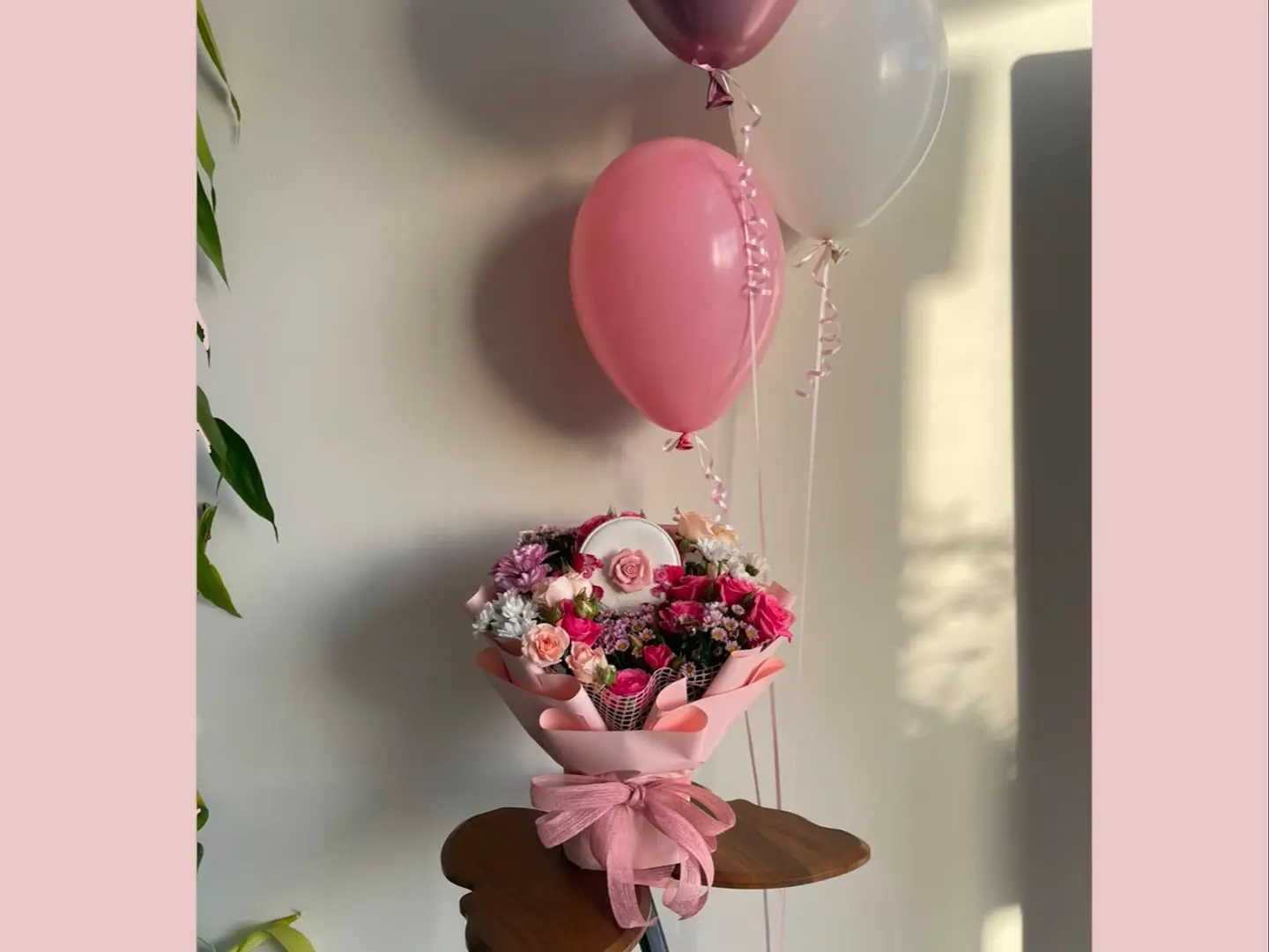 Happy Birthday Package With 3 Balloons