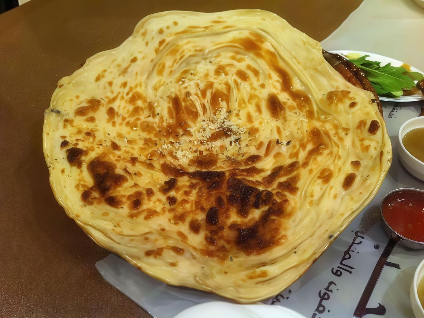 ملوح مع السمن والعسل