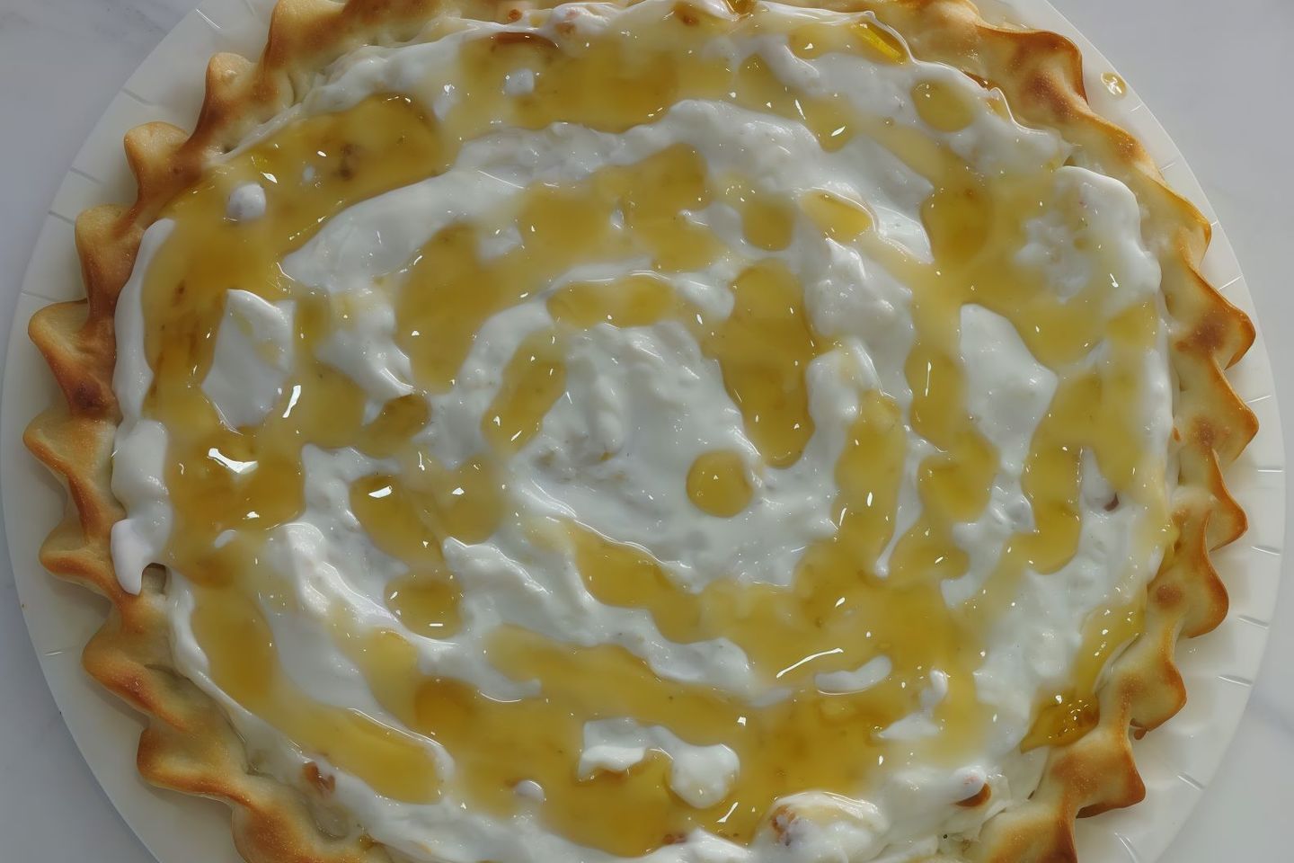 Labneh With Honey Manqusha