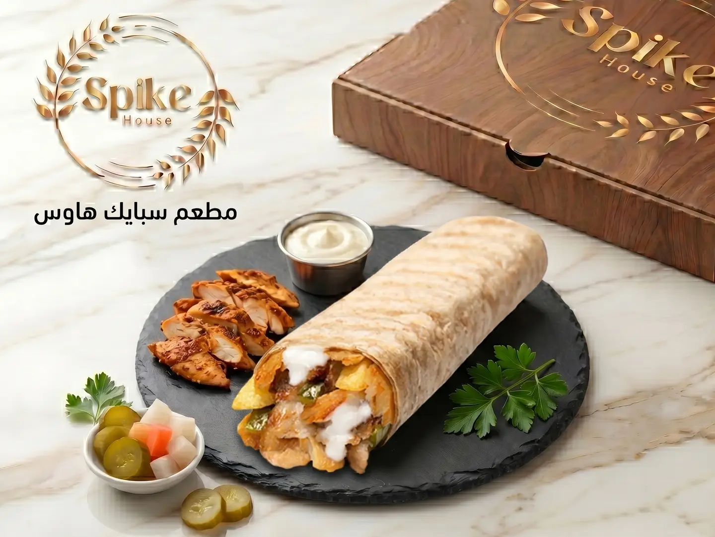 ساندوتش شاورما - ساندوتش شاورما صغير