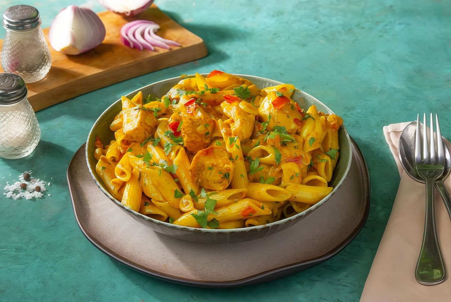 Indian Pasta With Meat And Curry - 200 G