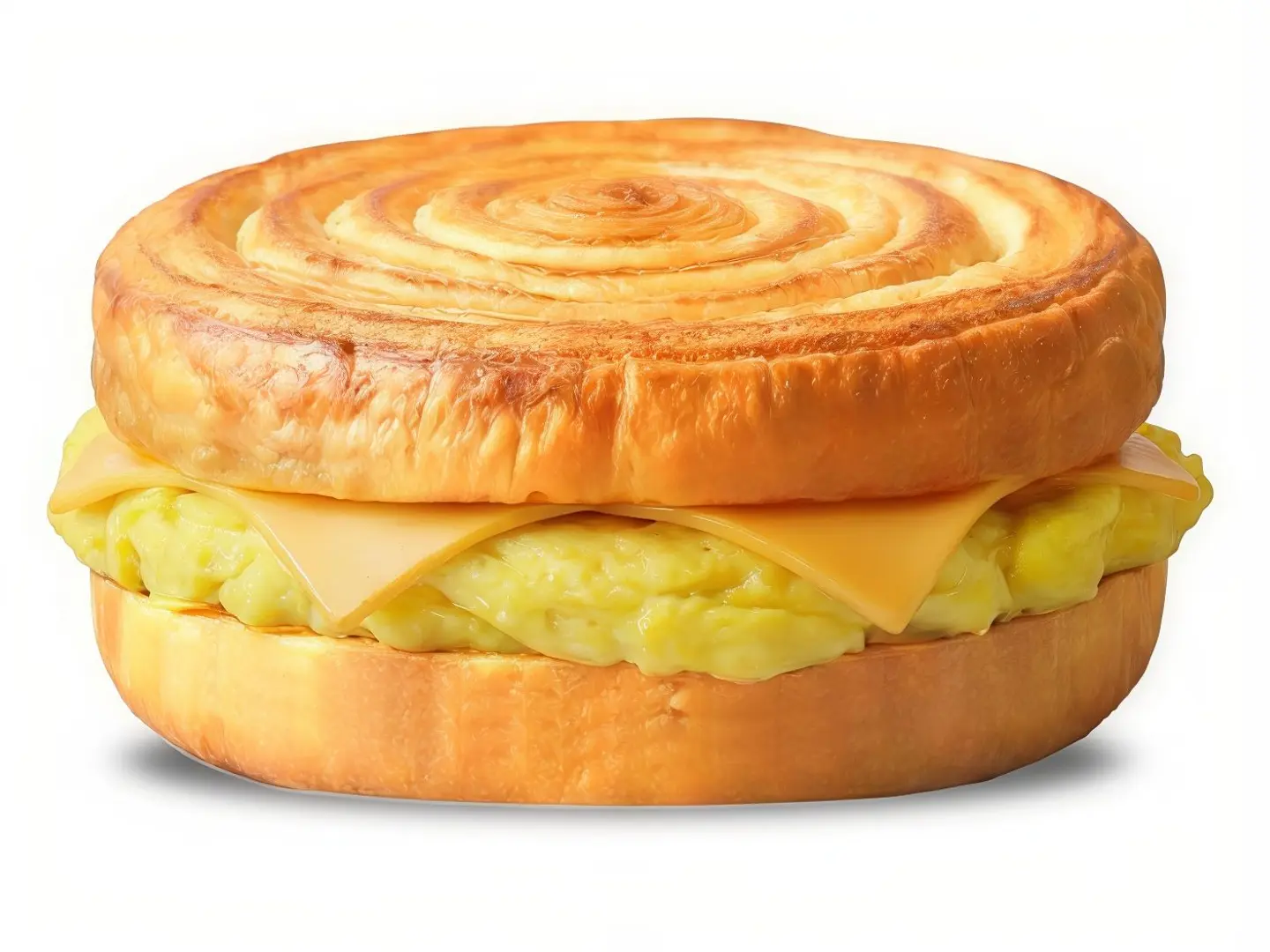 ساندوتش كرواسون بالبيض والجبنة