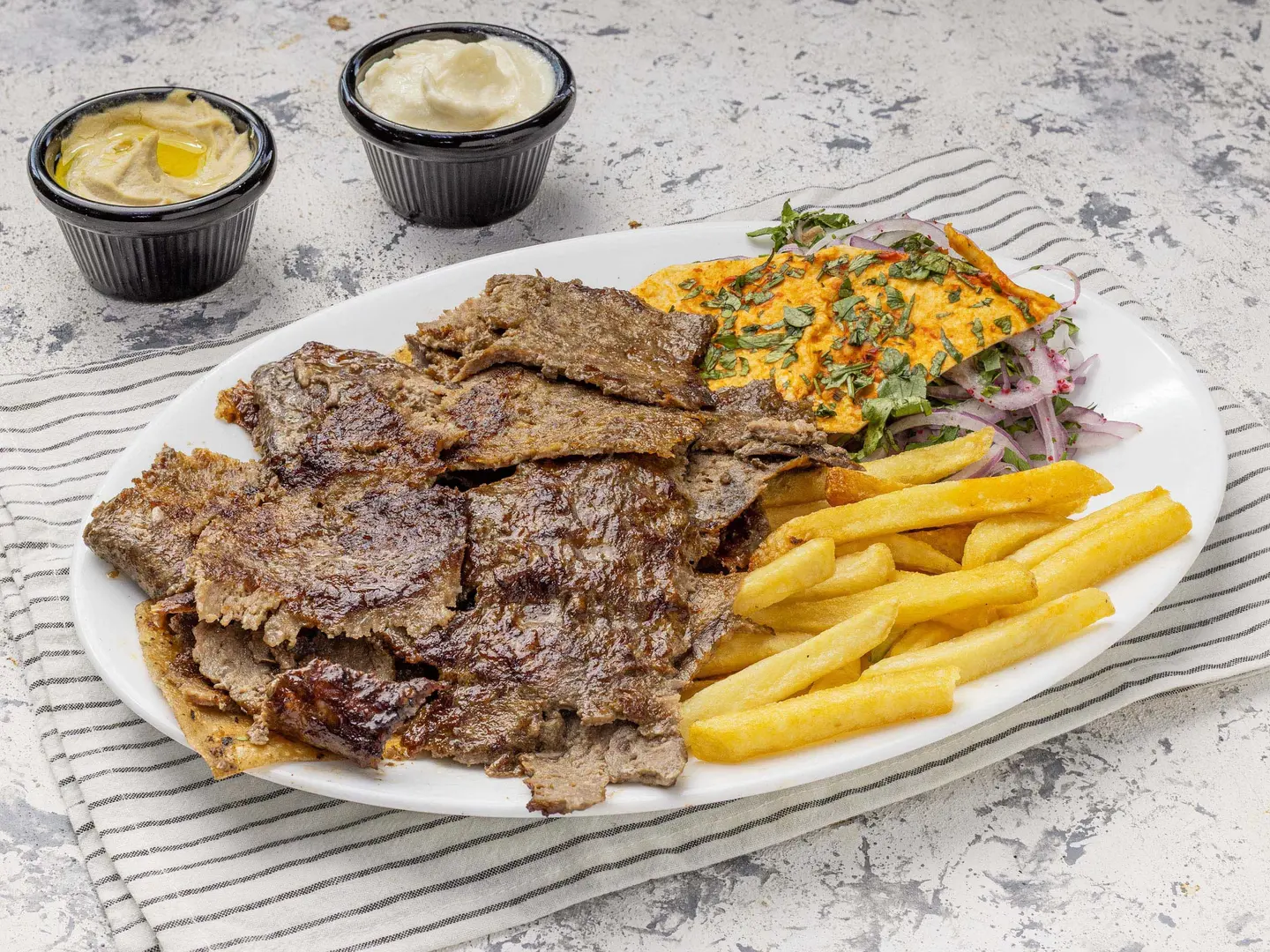 Large Meat Shawarma Platter