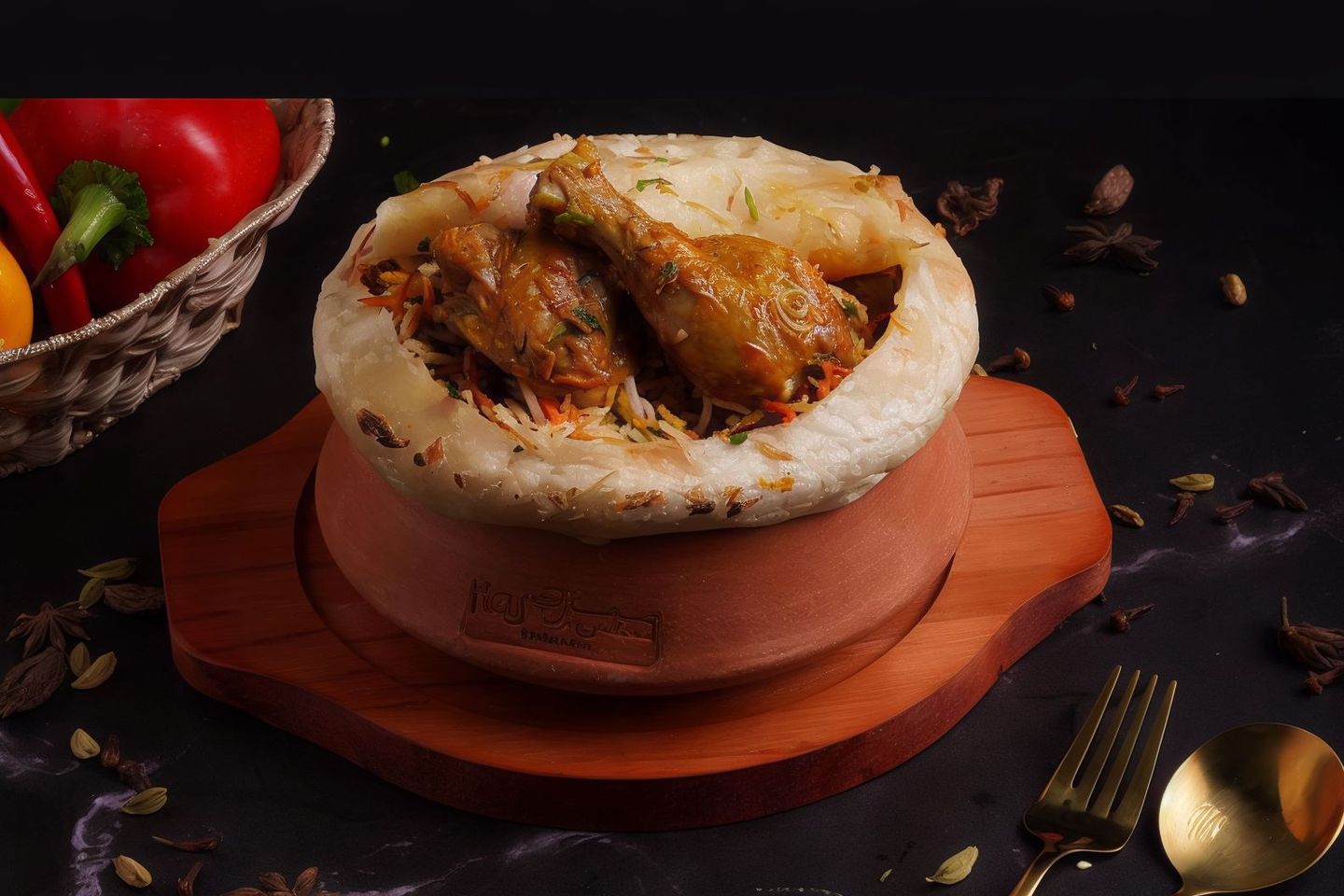 دجاج حيدرابادي برياني