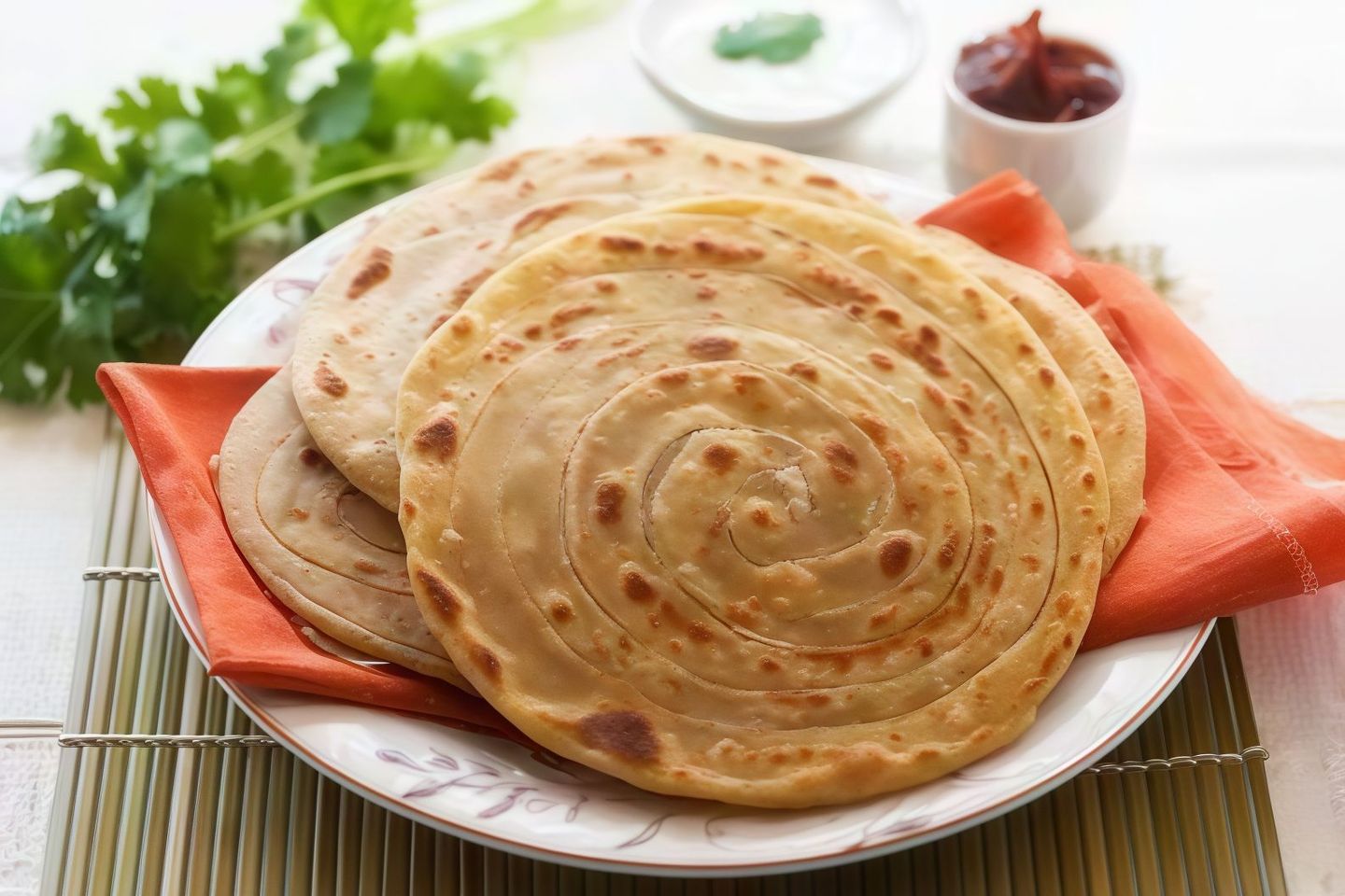Red Chili Laccha Parantha