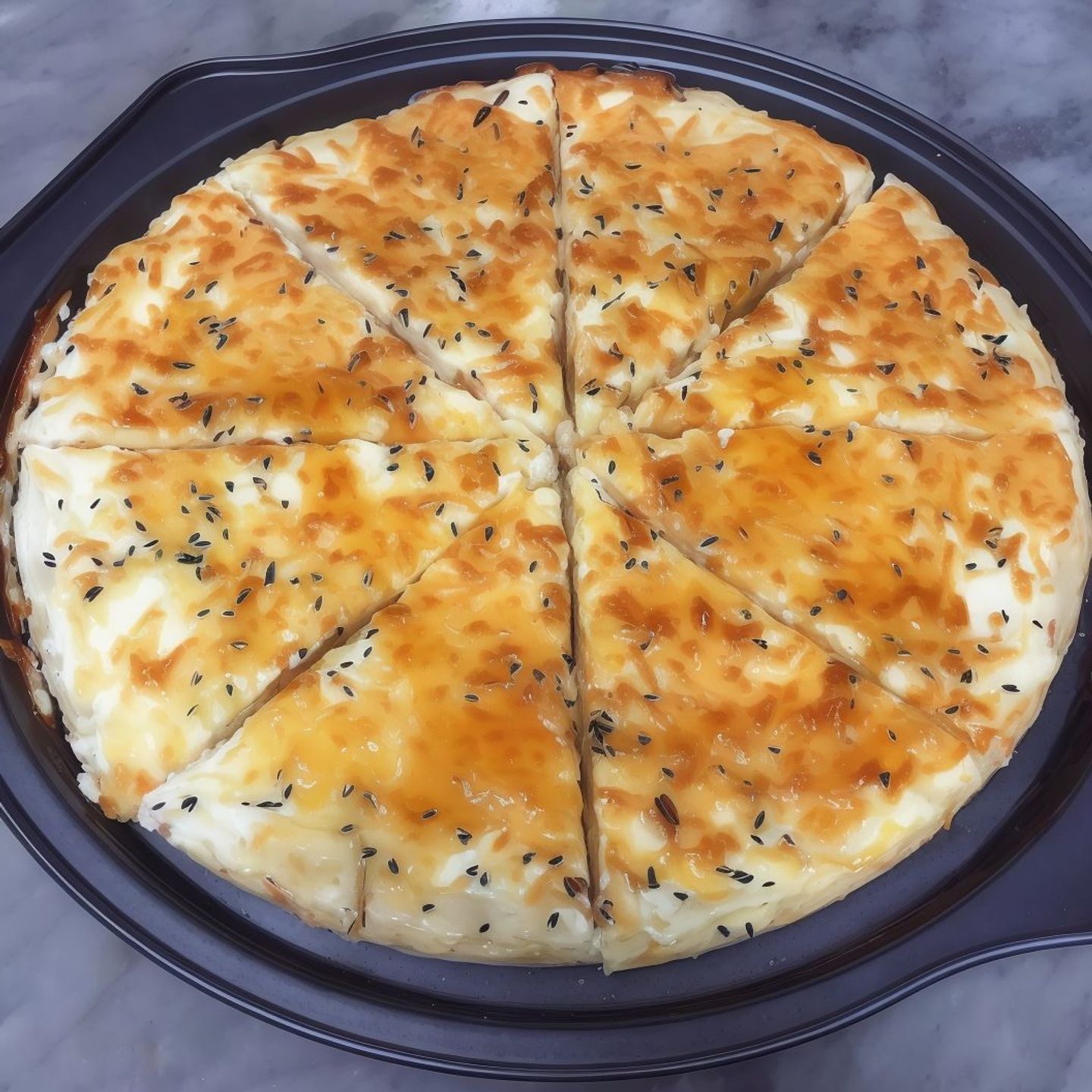 فطيرة مبشور بالعسل