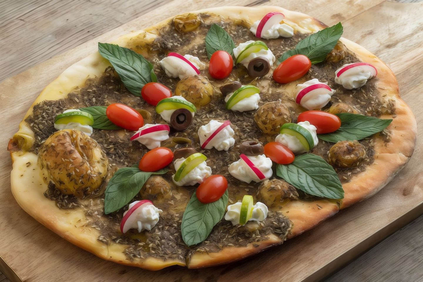 Cheese, Thyme And Olives