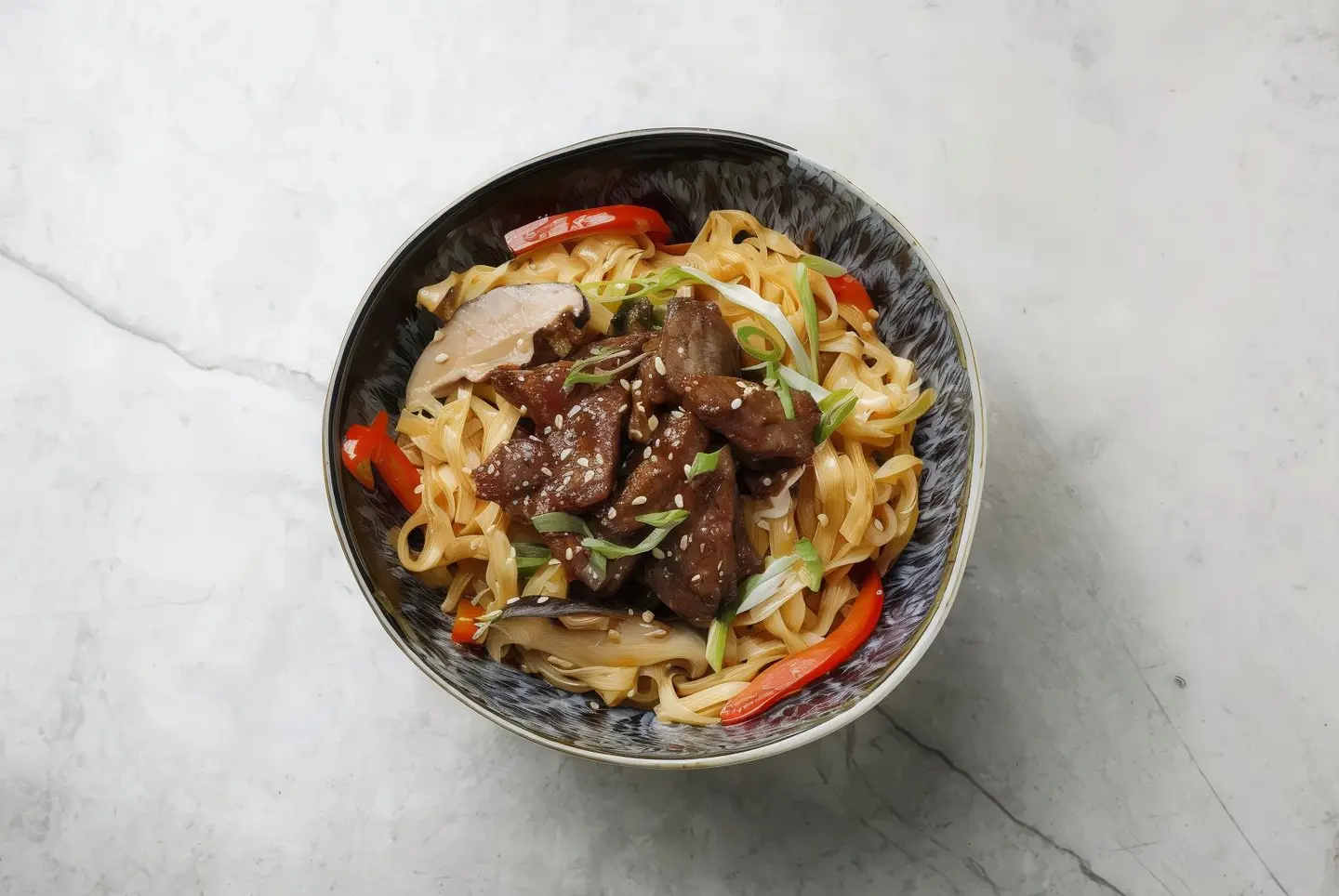 Szchuan Noodles With Meat