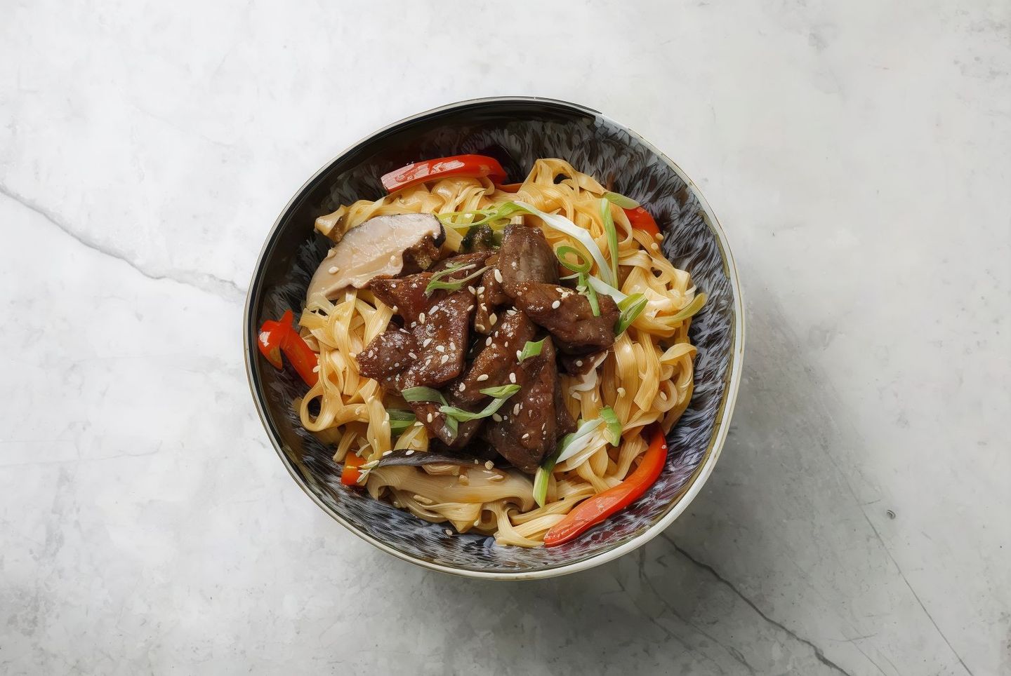 Szchuan Noodles With Meat