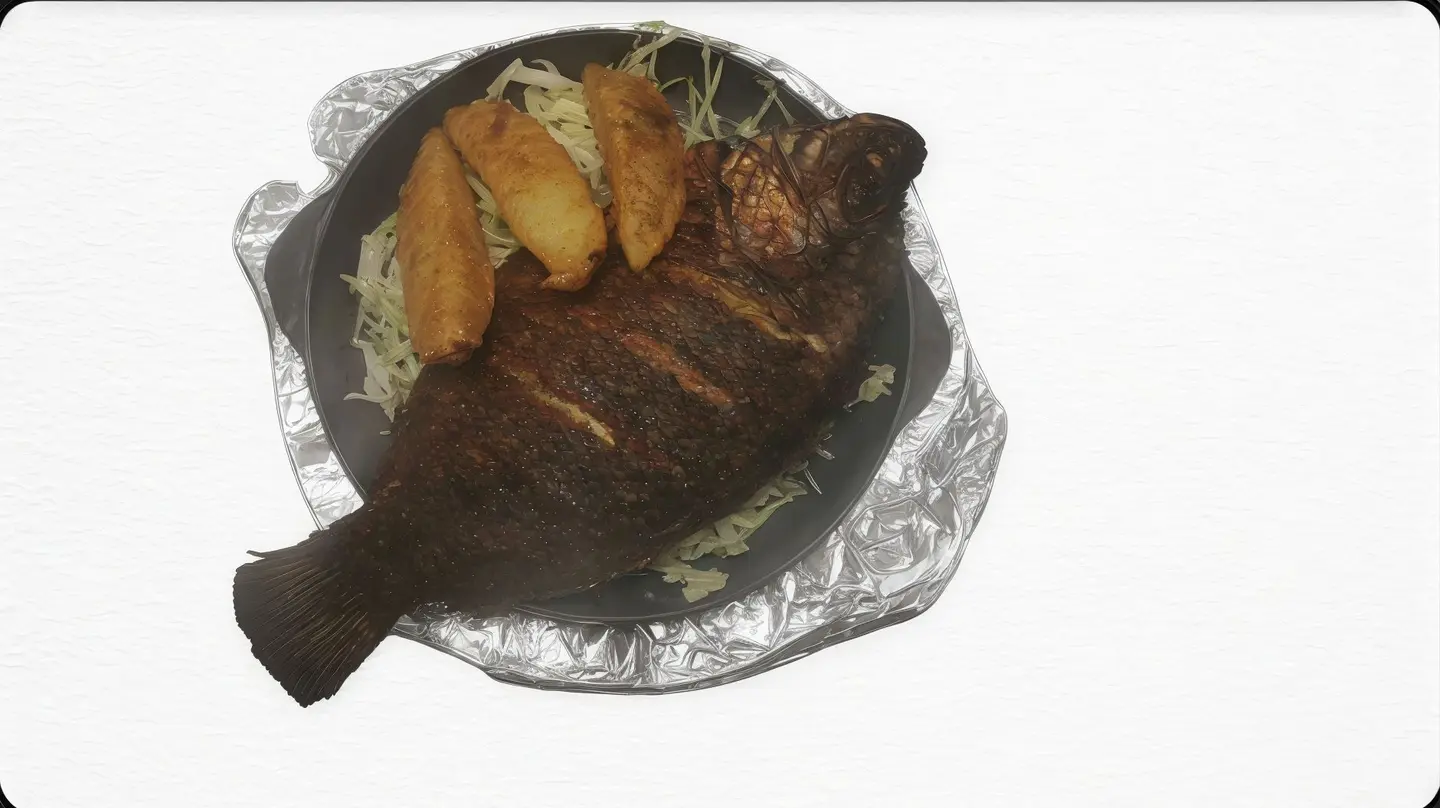 سمك هامور مقلي