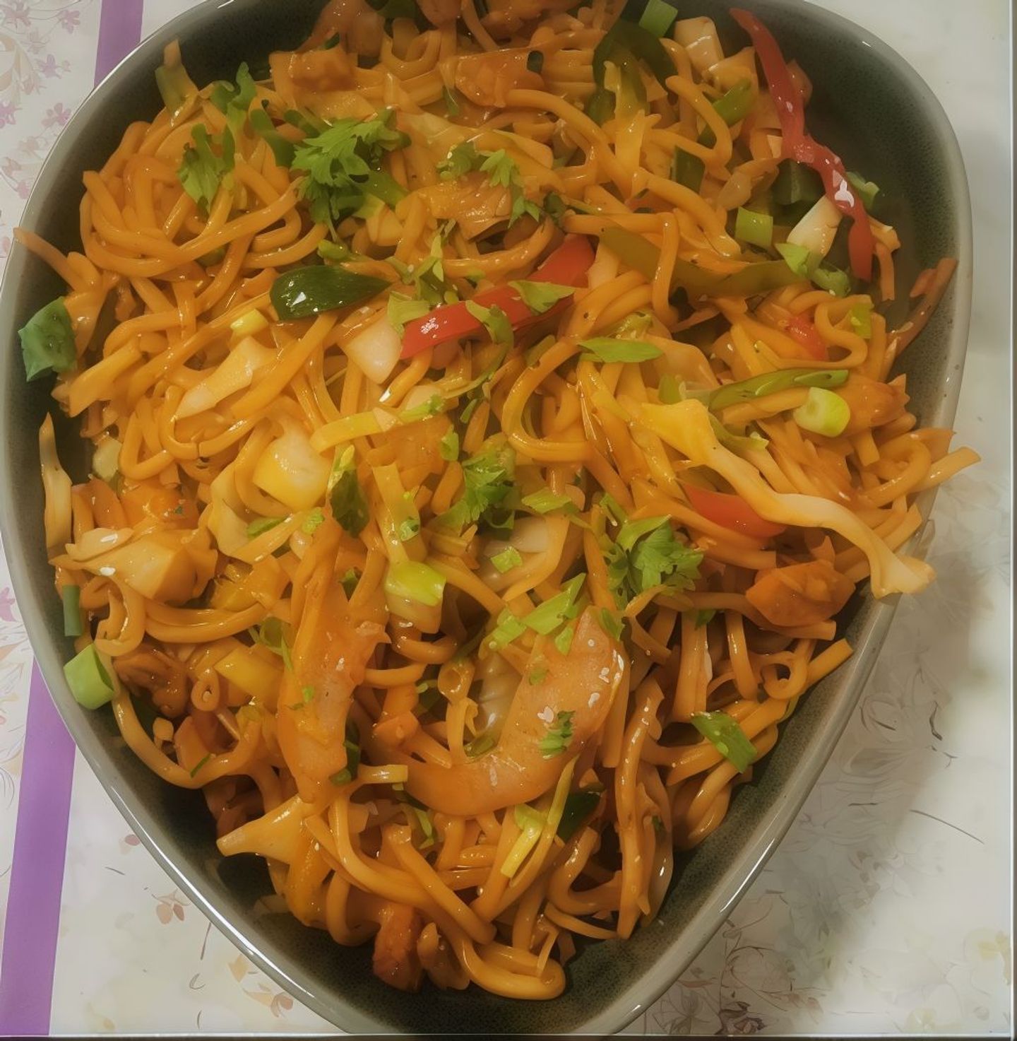 Vegetable Hakka Noodles