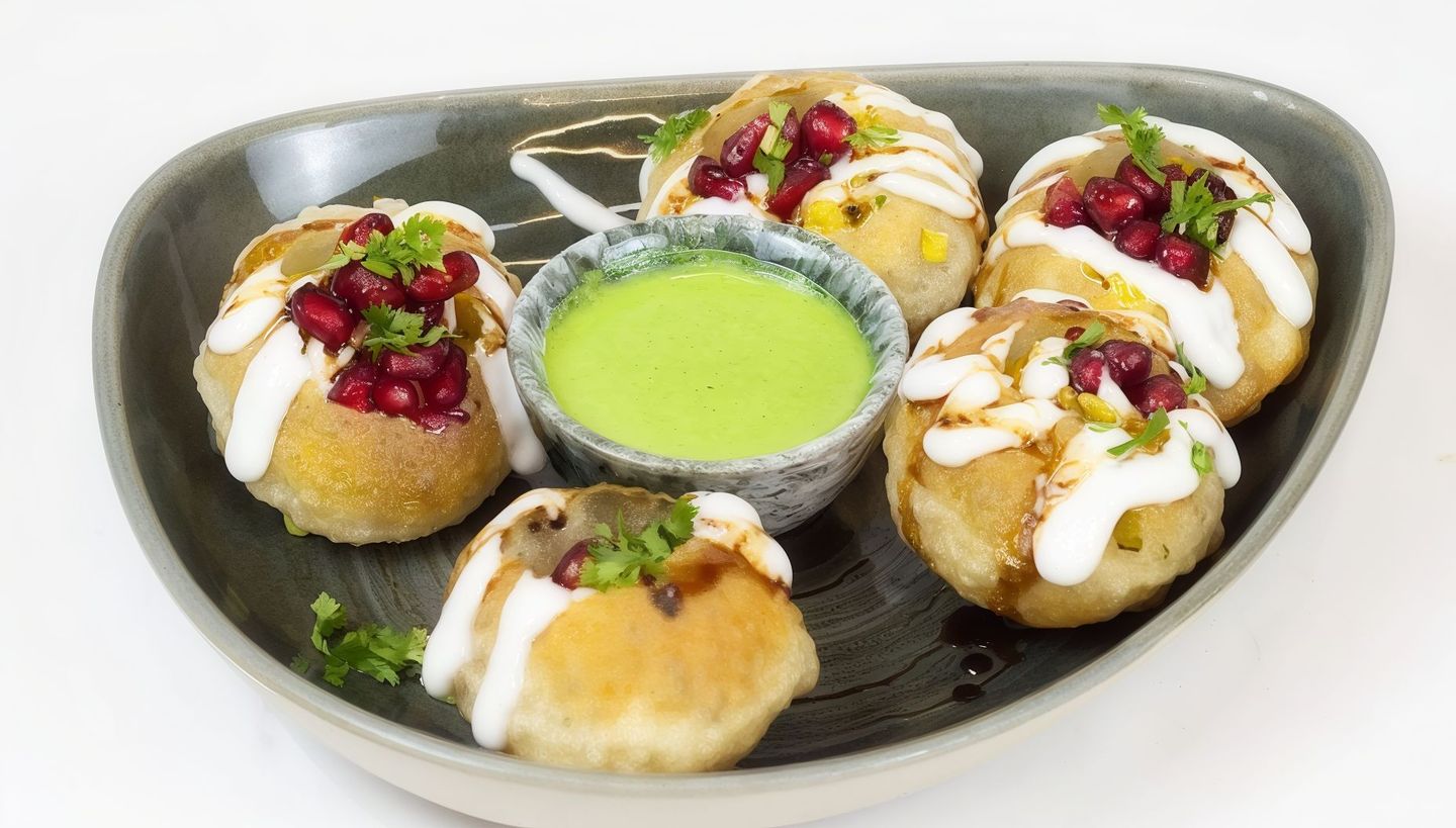 Spicy Potato Pani Puri