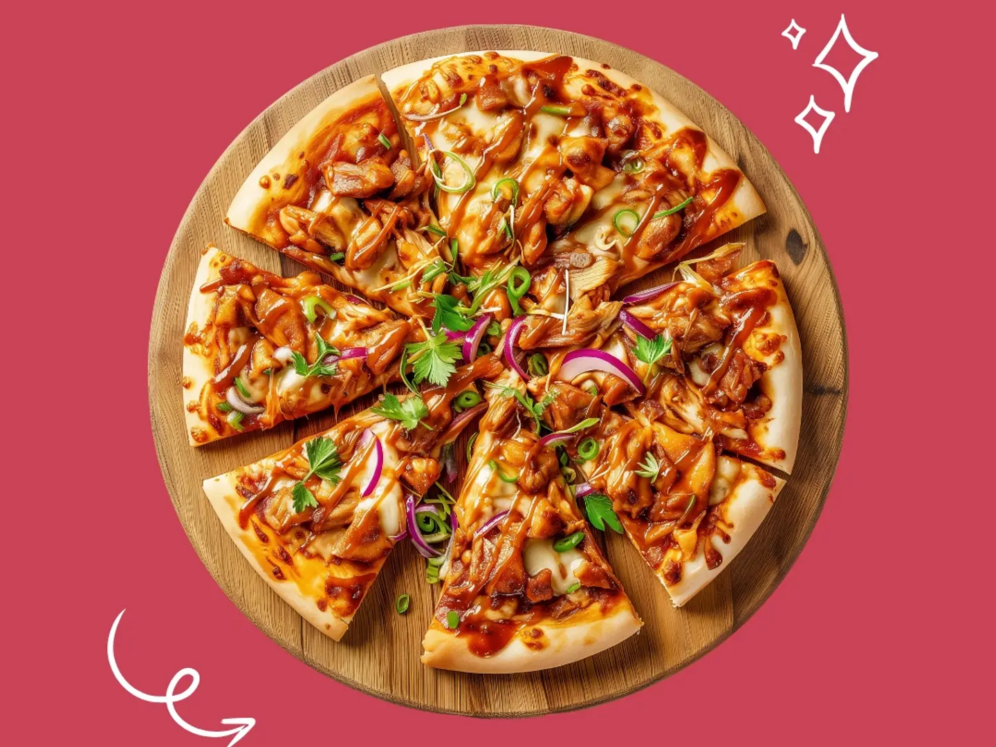 بيتزا شاورما وسط