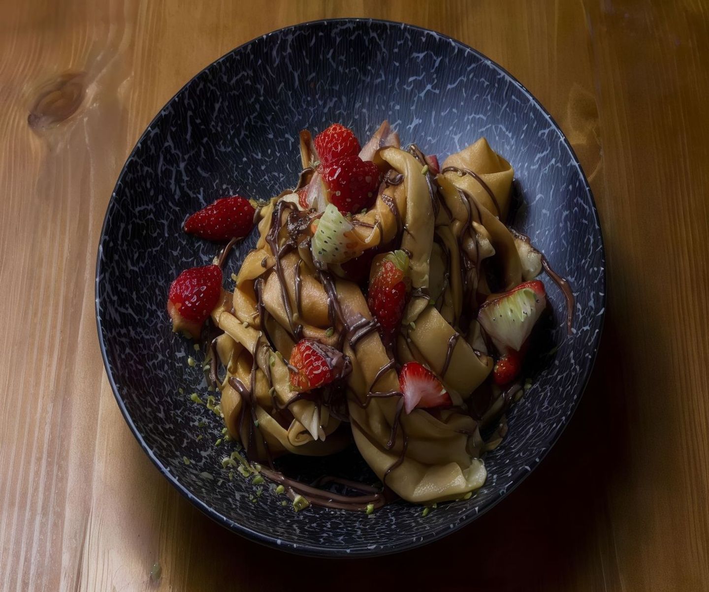 Fruit Fettuccine Crepe