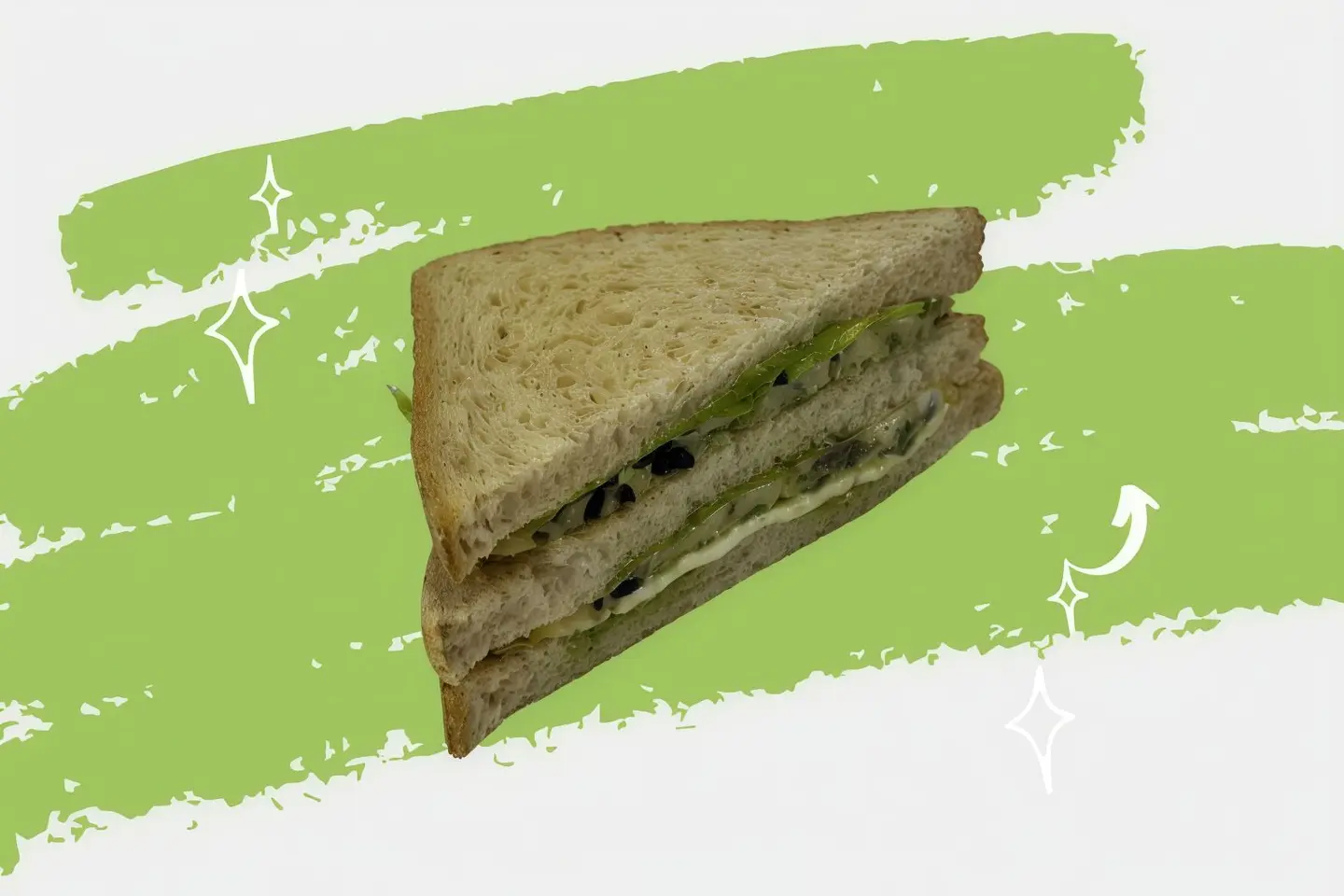 Sandwich Cheese Omelet