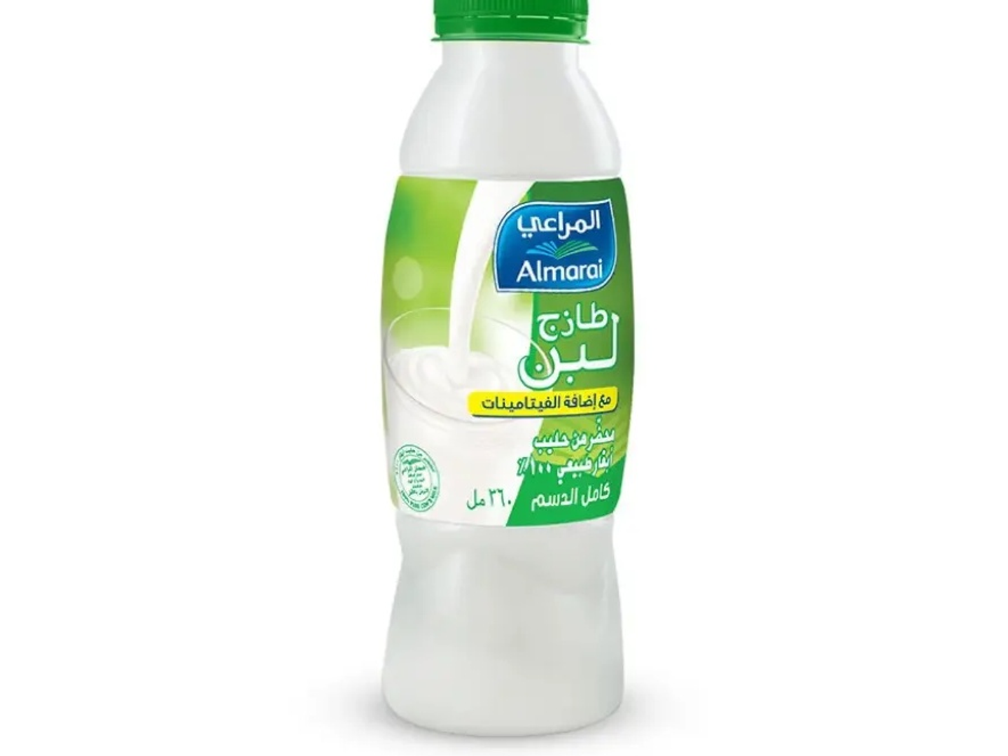 لبن مراعي وسط