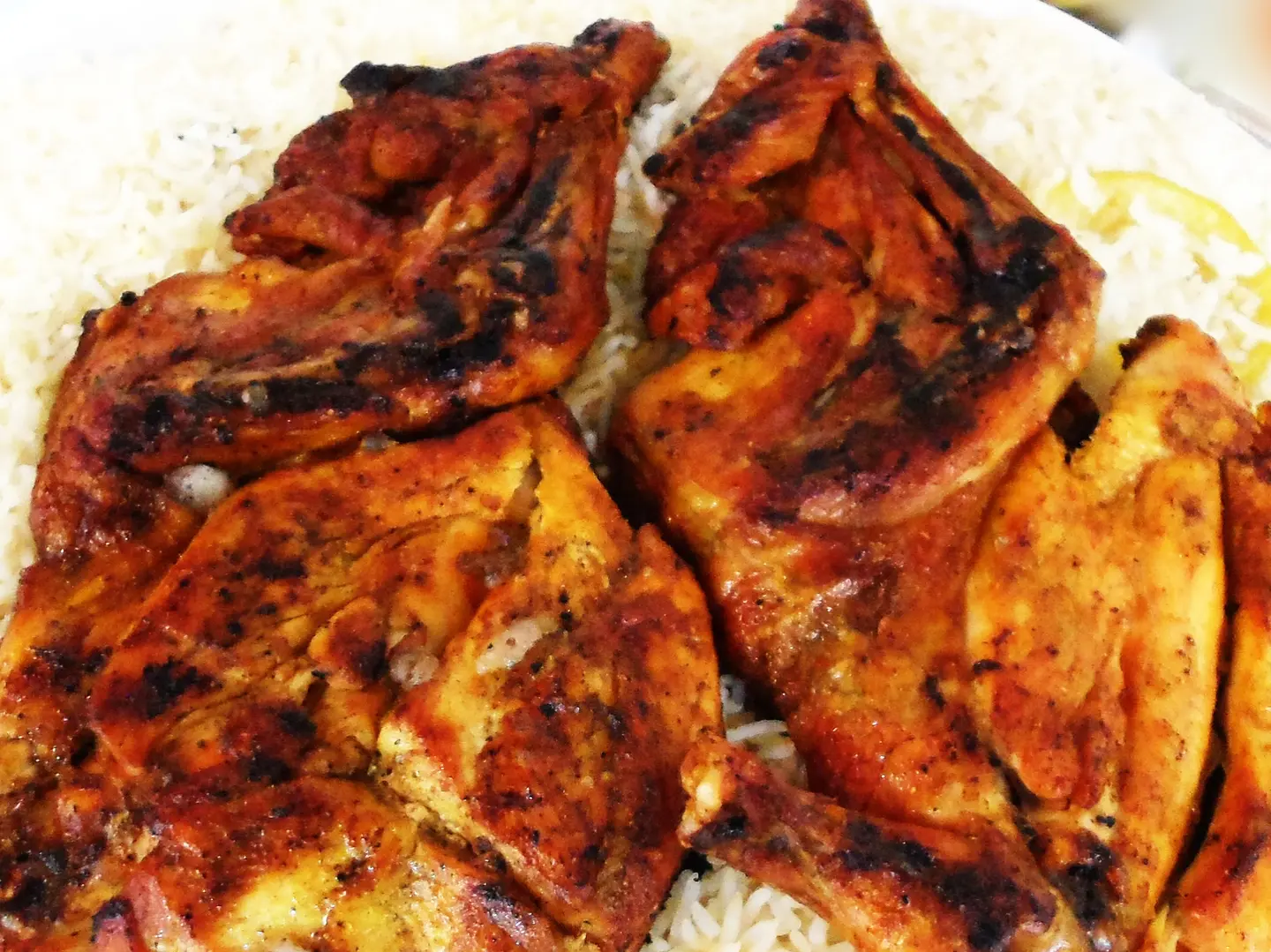 دجاج مدبي كامل بدون أرز