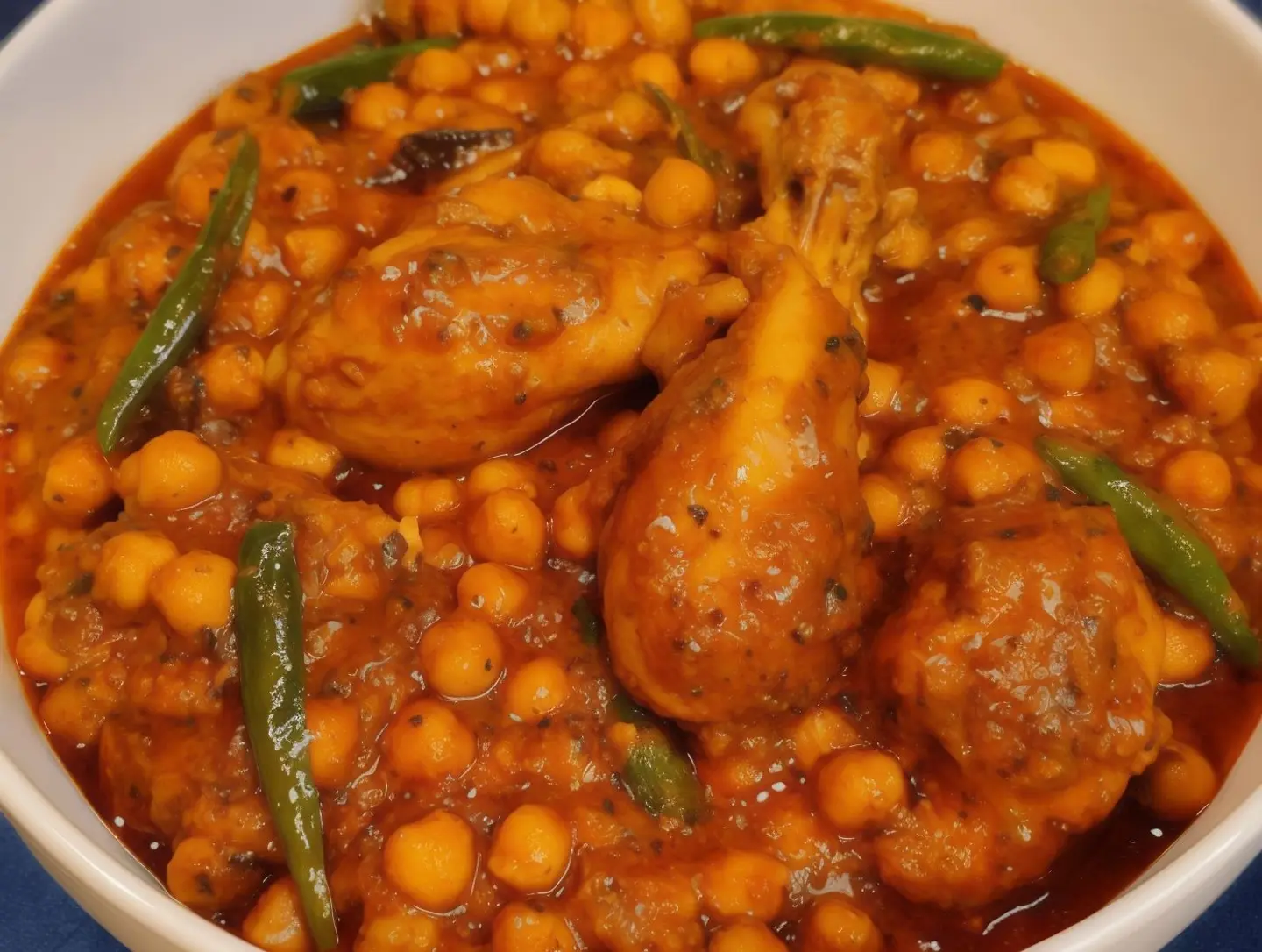 دجاج بالحمص