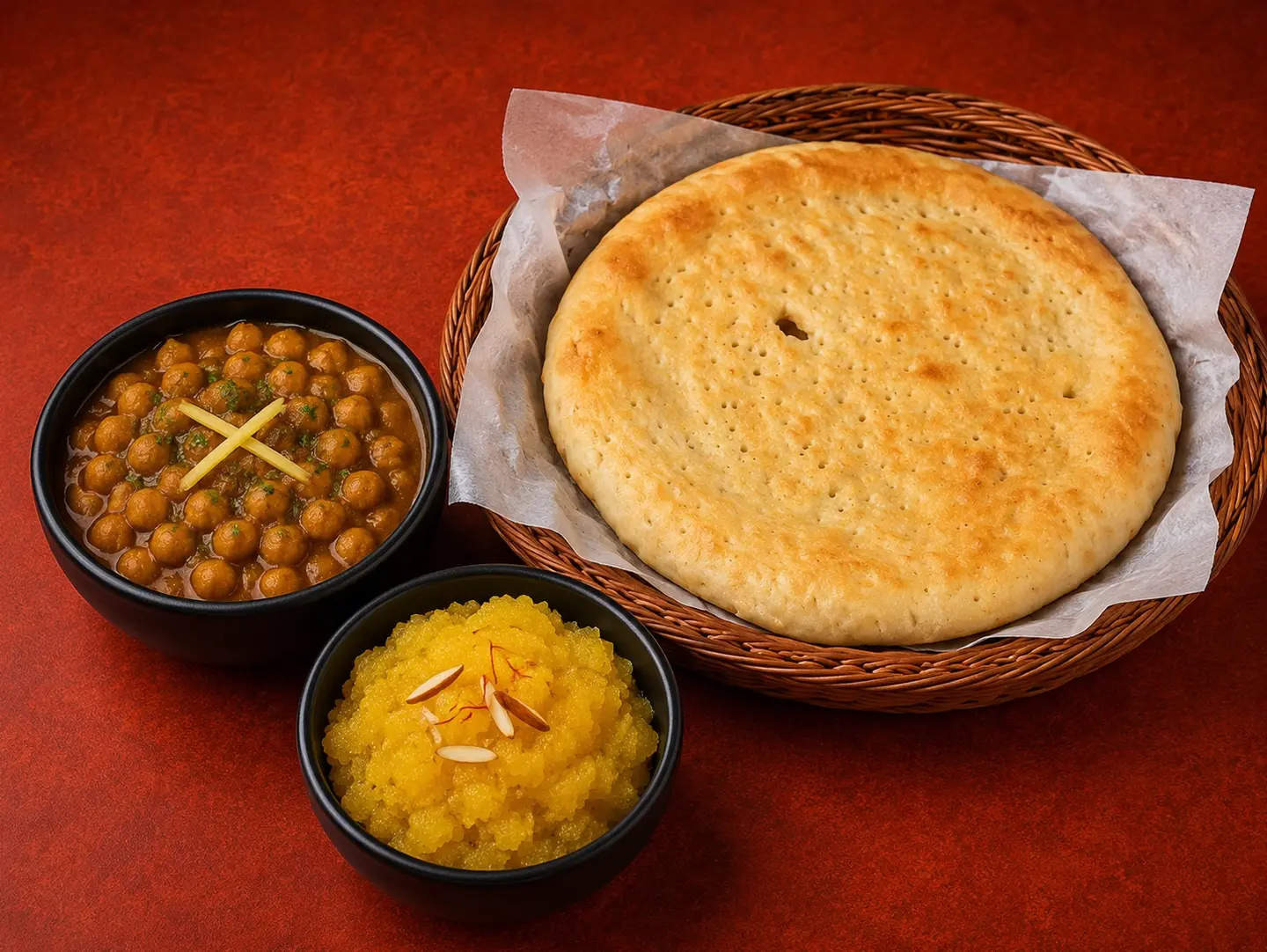 نان مع حمص